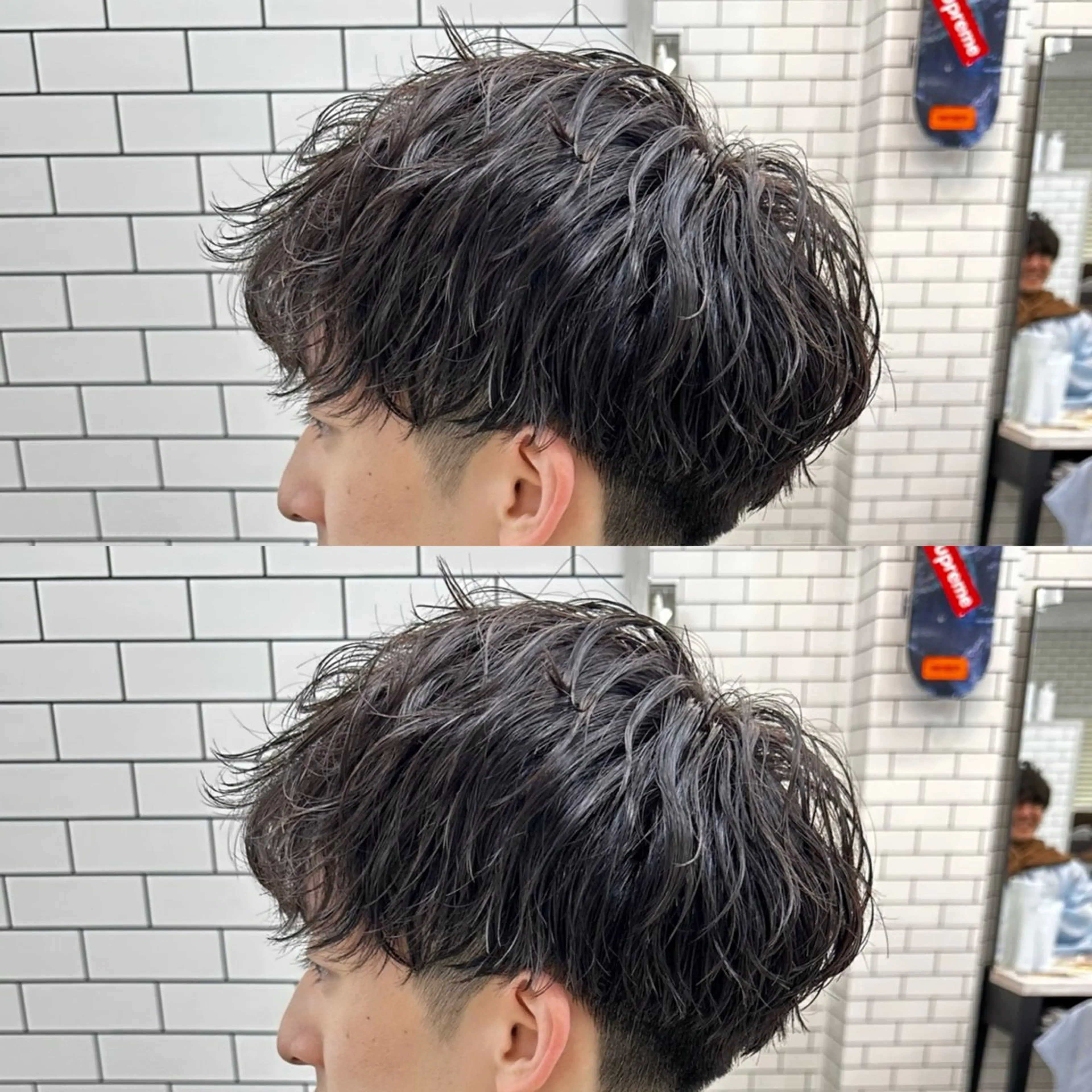 パーマ メンズ メンズパーマ 波巻きパーマ スパイラルパーマ メンズ特化✂️ 小枝 優生のヘアスタイル