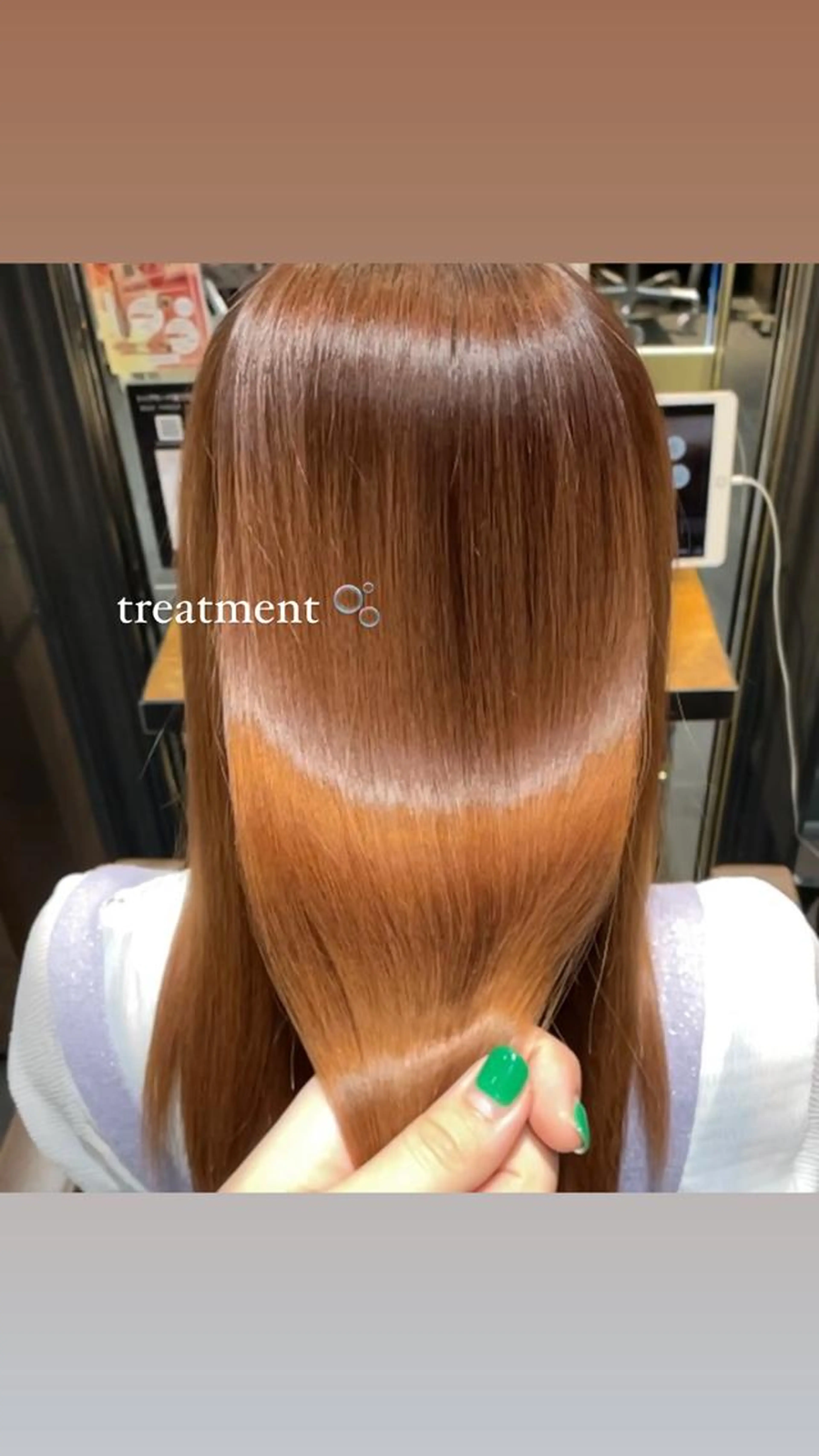 カット➕うる艶美髪Aujua  treatment 𓂃🌿𓈒𓏸の写真