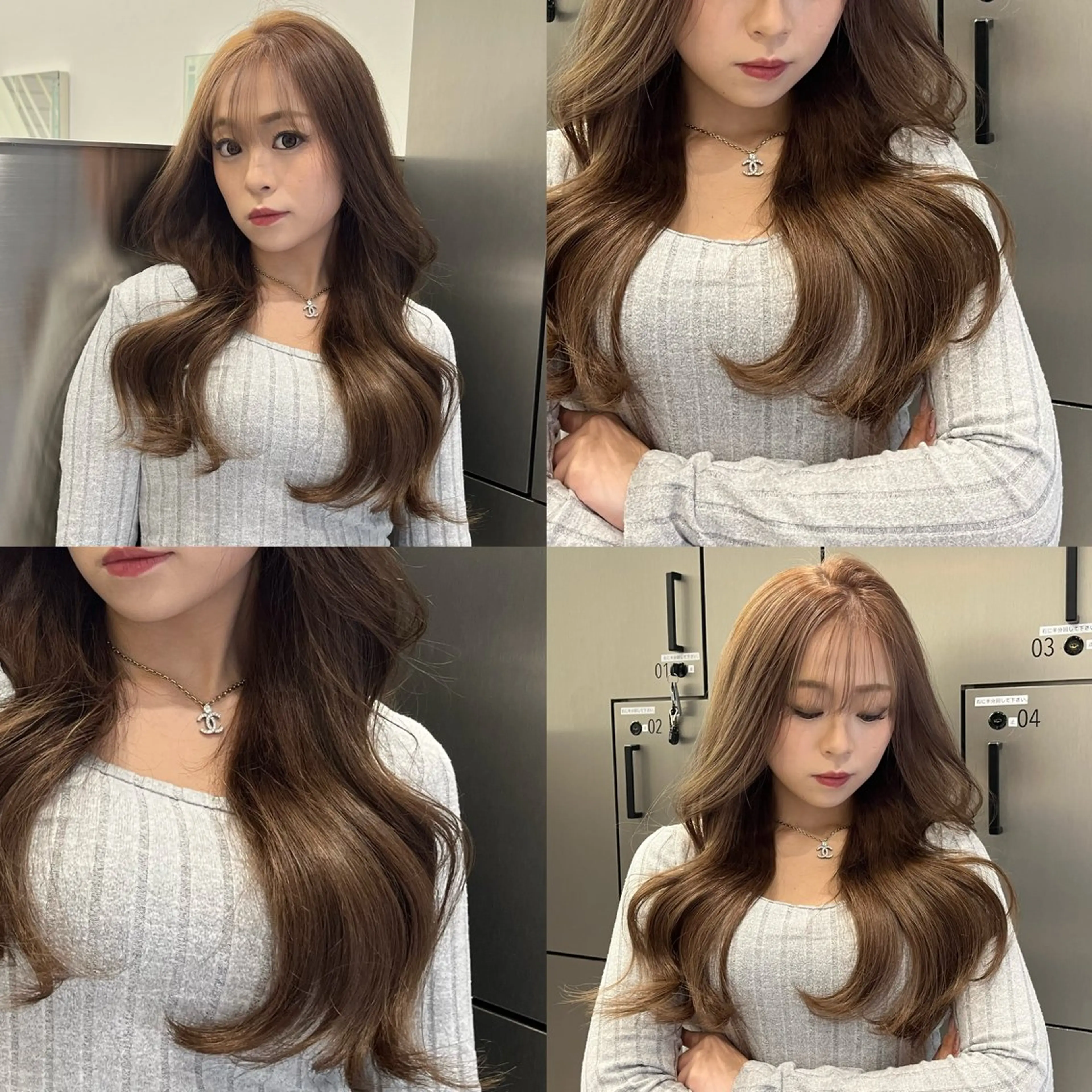 ロング ヘアカラー 大人レイヤー/艶髪 🇺🇸TOMONAのヘアスタイル