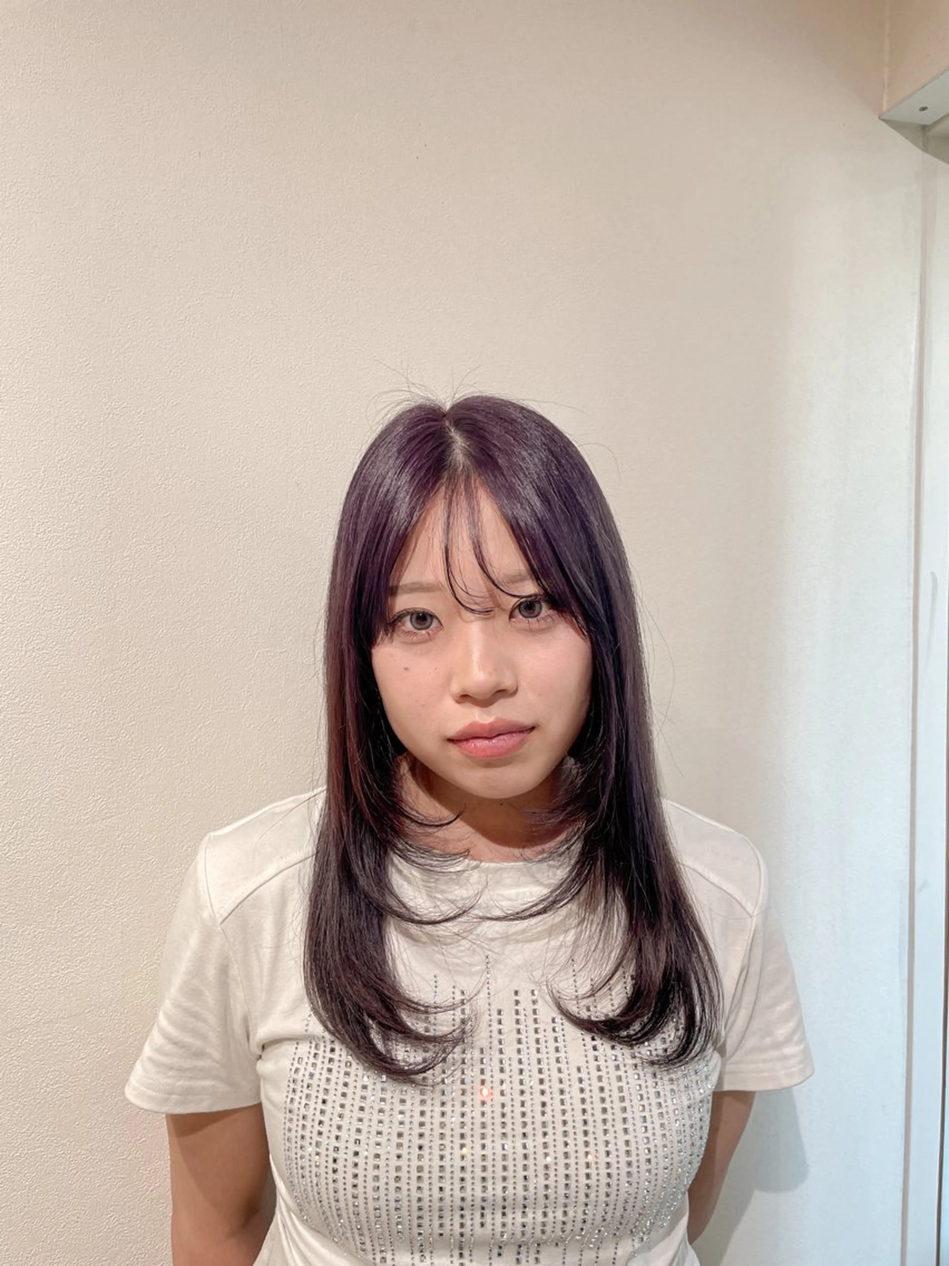 セミロング カット 似合わせカット ▫️ｲﾁｶ🌻のヘアスタイル