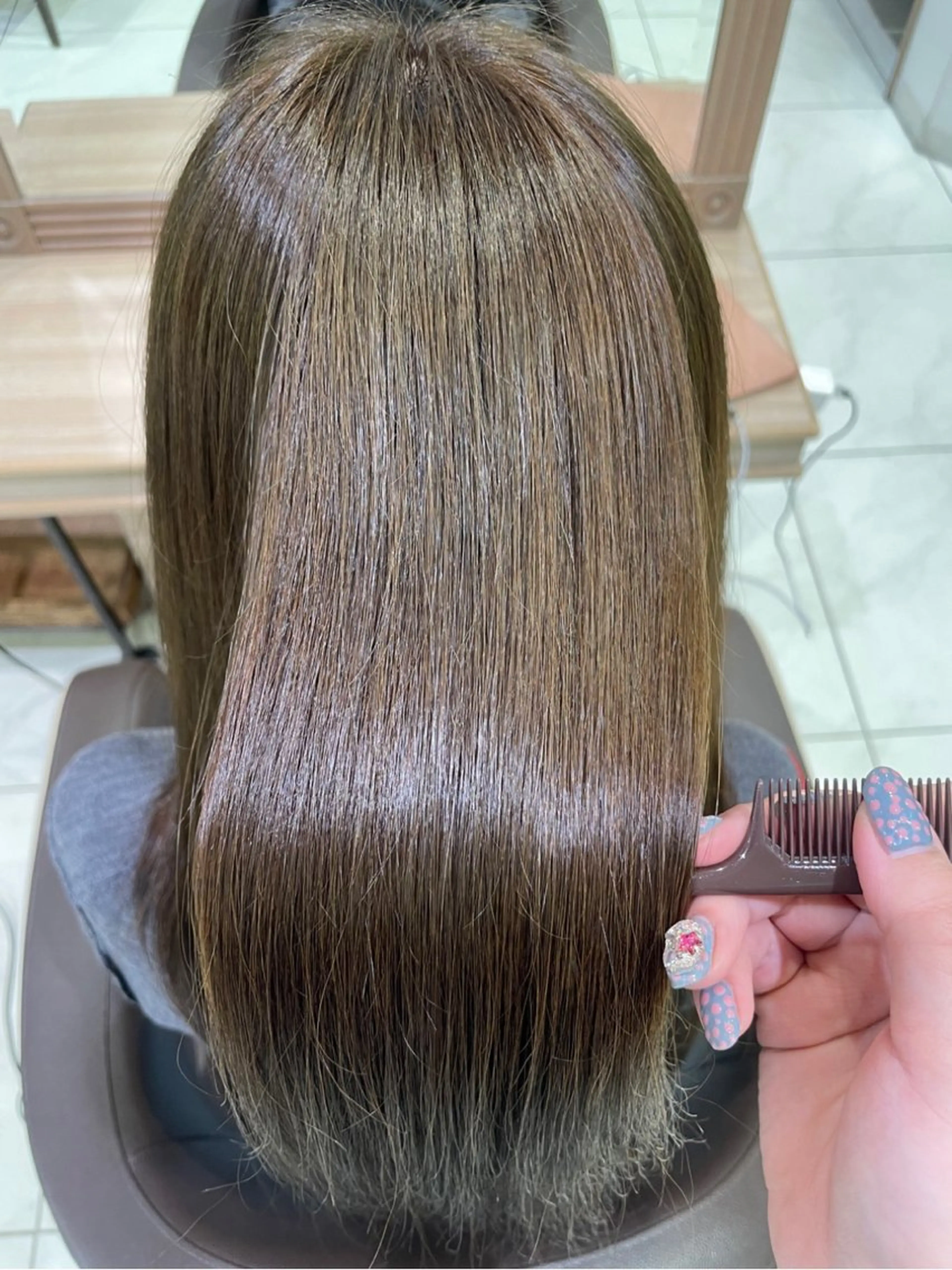 カラー ヘアカラー 縮毛矯正/ まなかのヘアスタイル