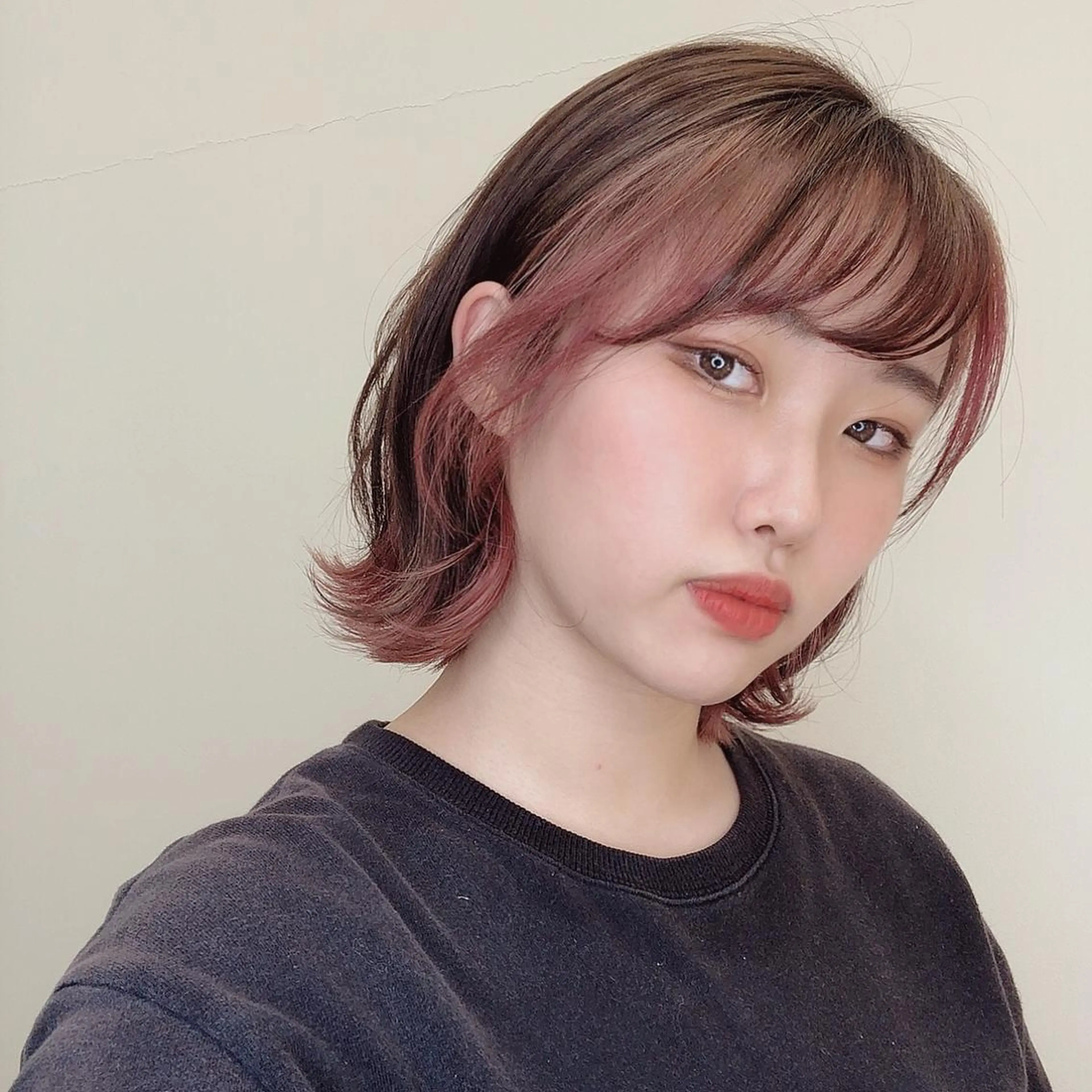 ミディアム カラー nex the salon所属・高橋 かのんのヘアスタイル