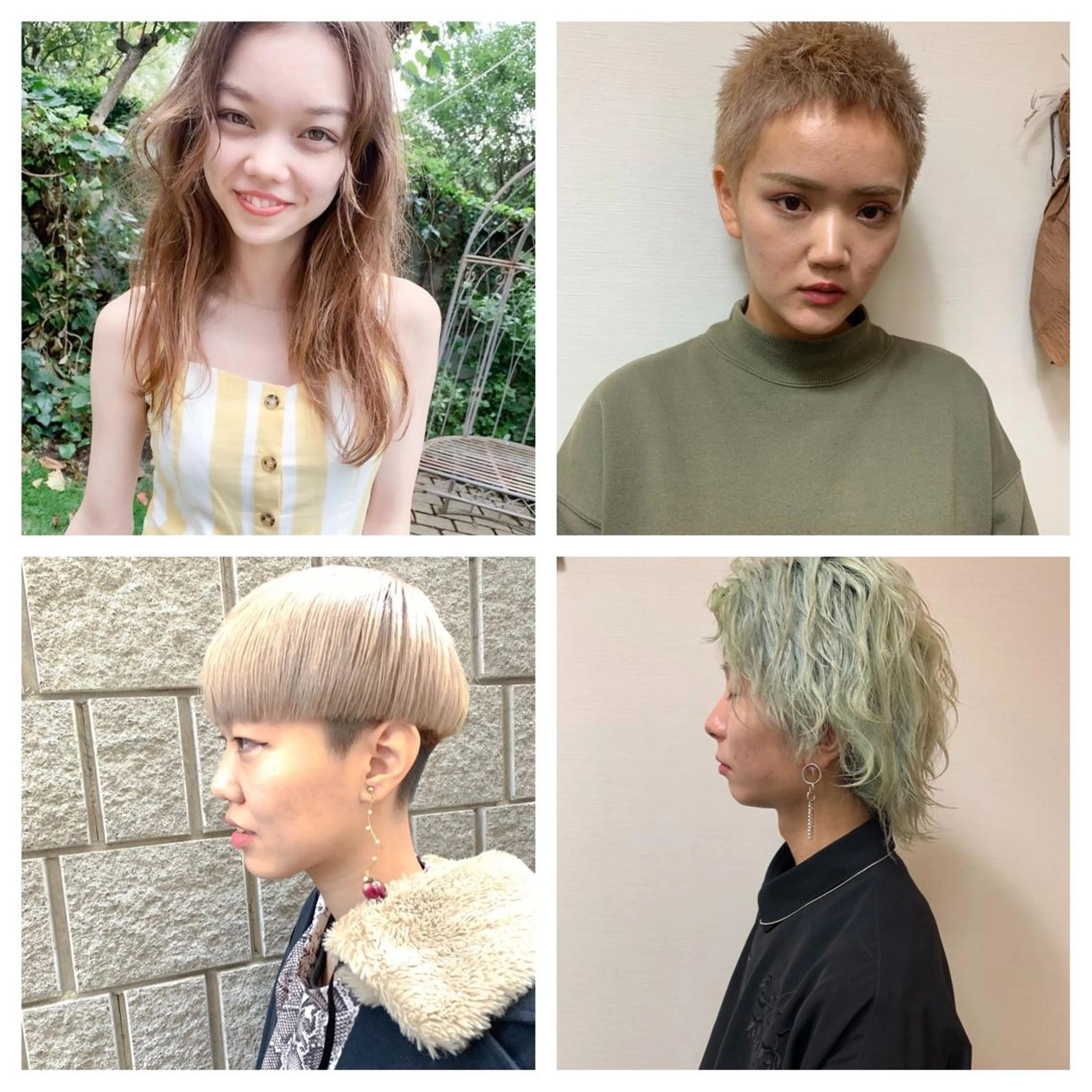 ショート カラー サトウ レンマのヘアスタイル