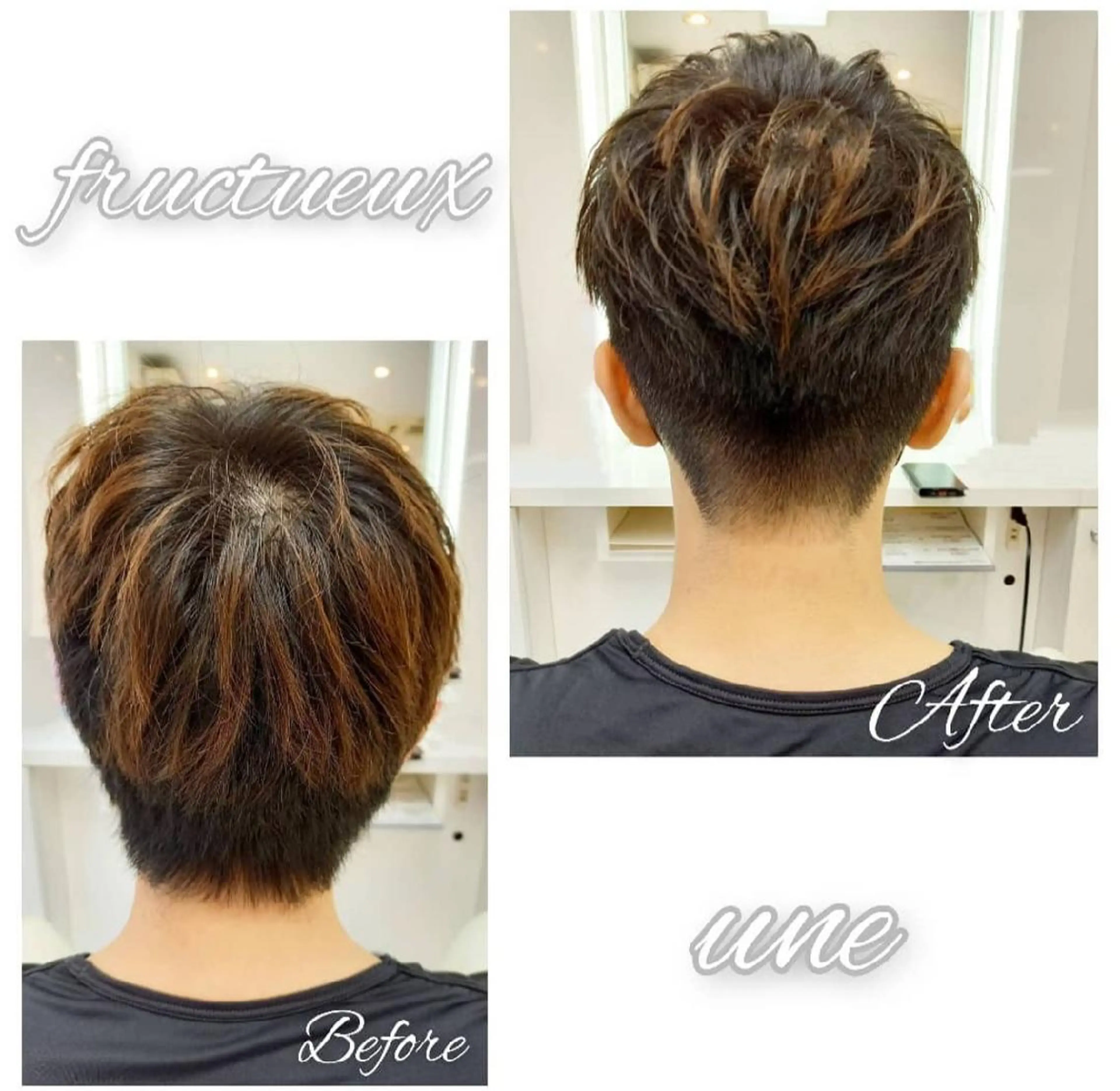 ショート メンズ fructueuxune所属・本木 之教のヘアスタイル