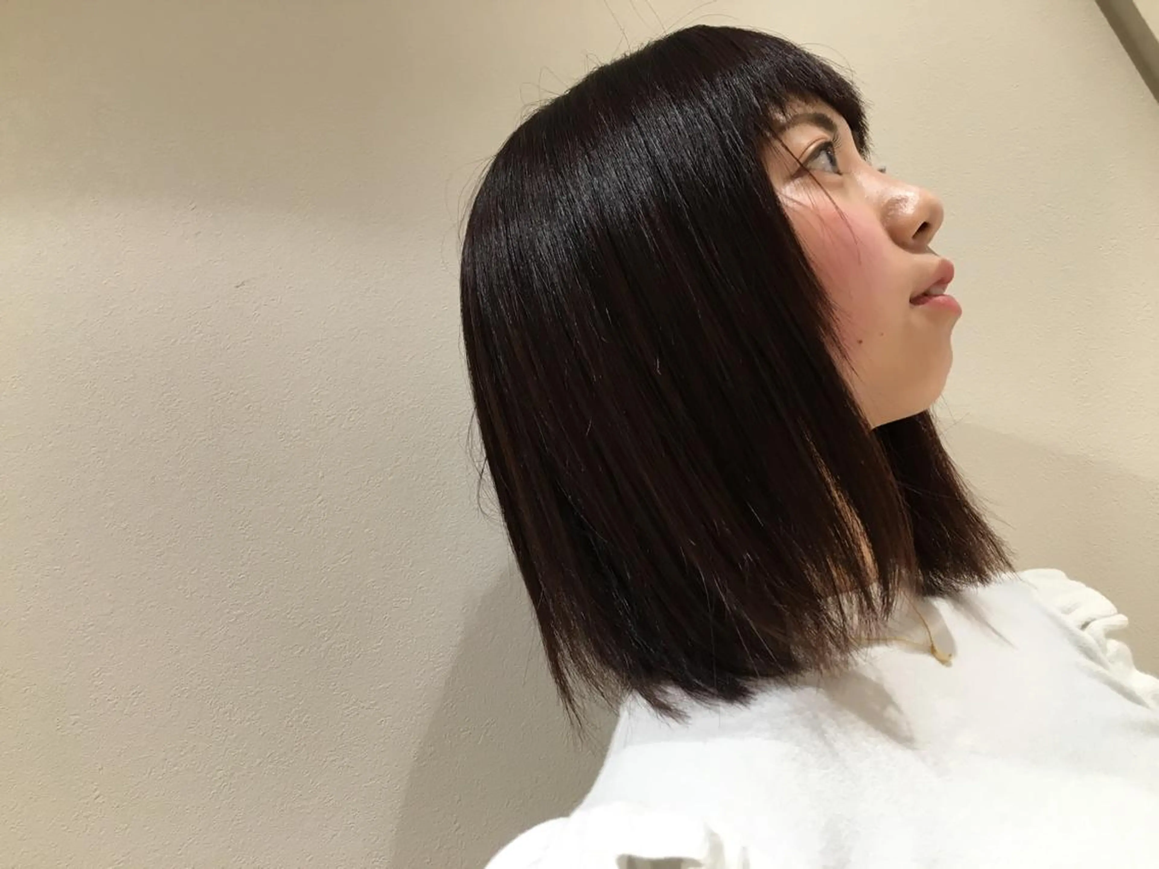 ミディアム かねやす ゆなのヘアスタイル