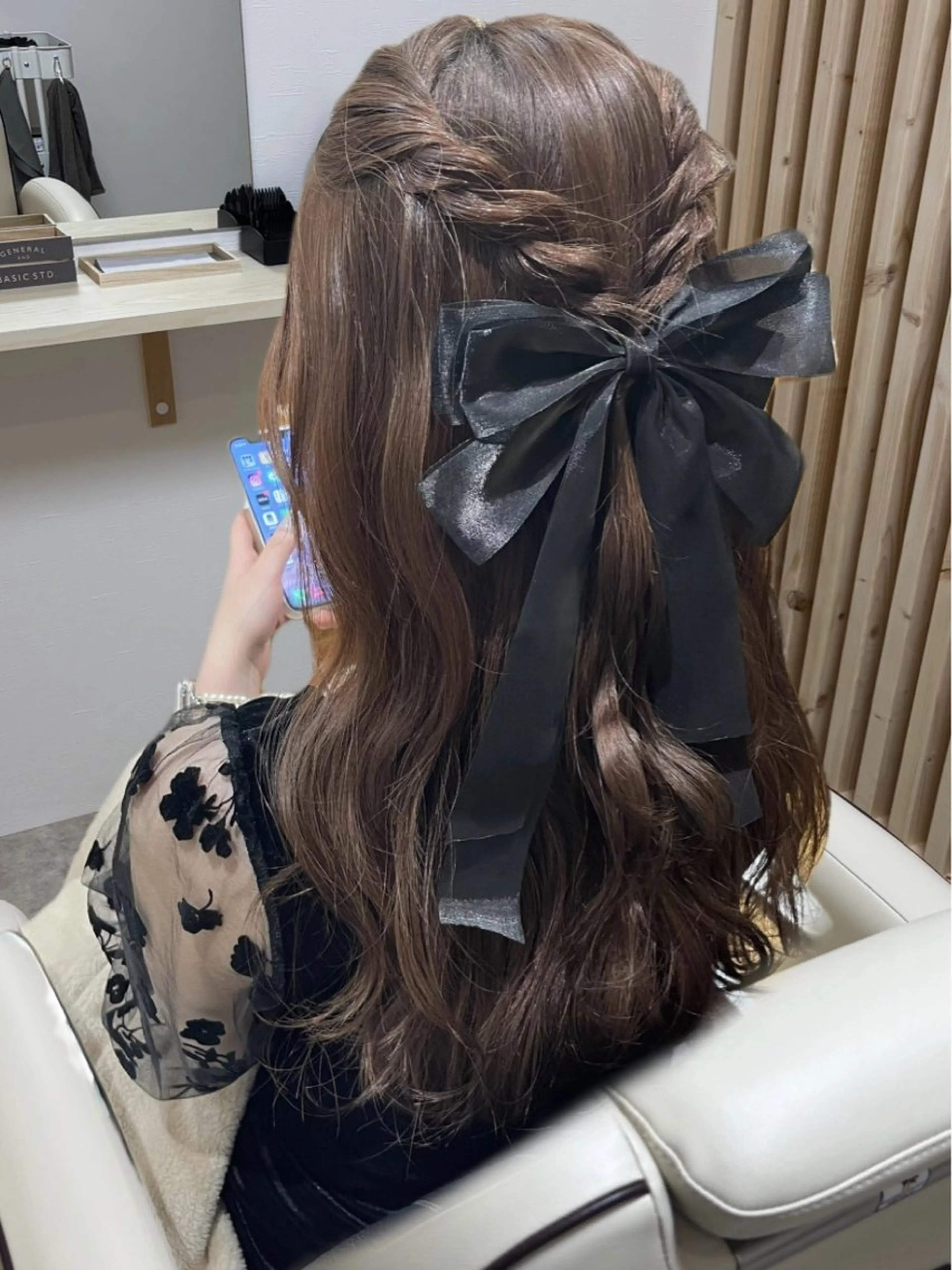 【デート前に🤍】ちょっぴりアレンジ×巻き髪🫧の写真