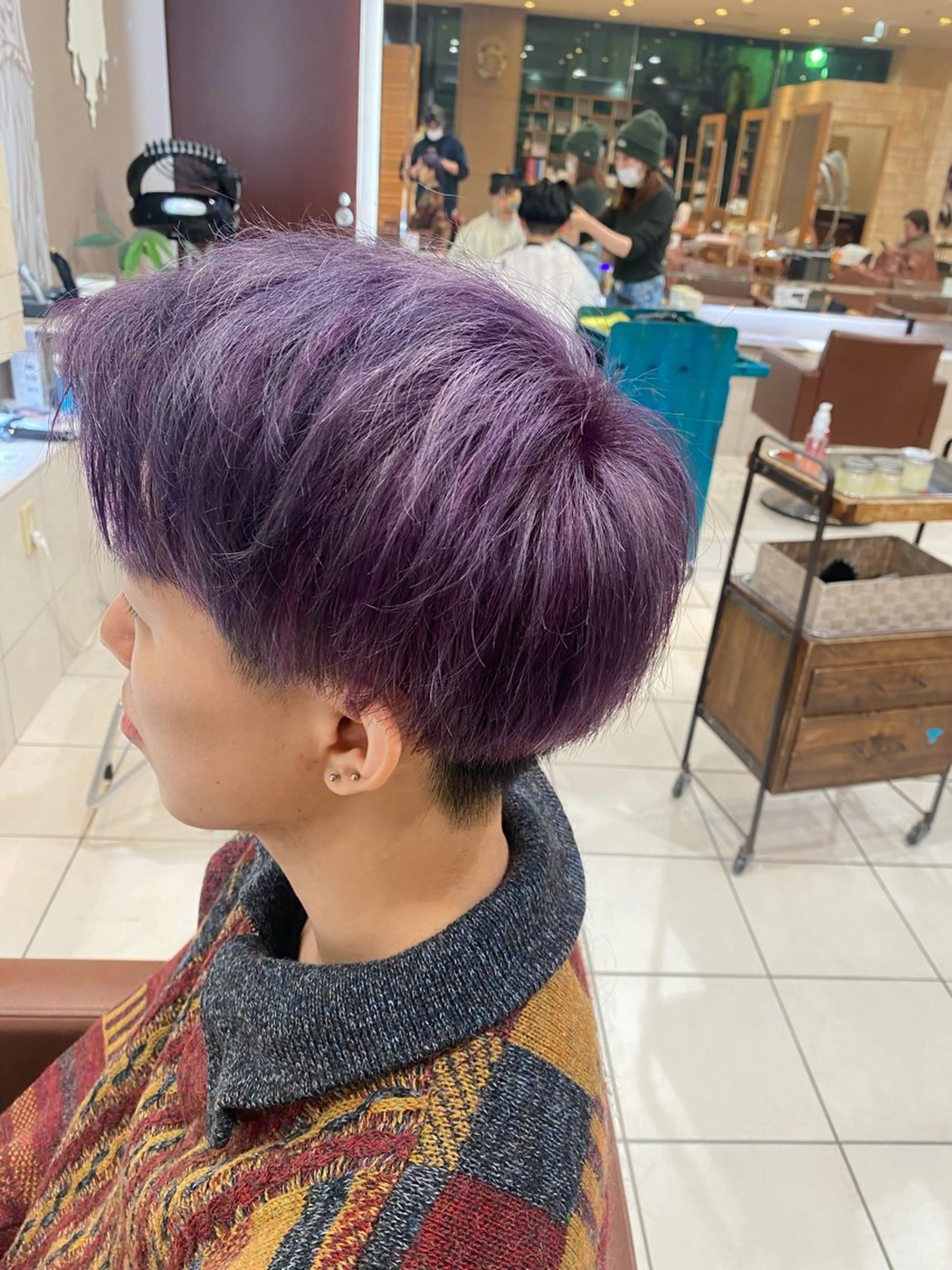 カラー メンズ 福嶋 和幸のヘアスタイル