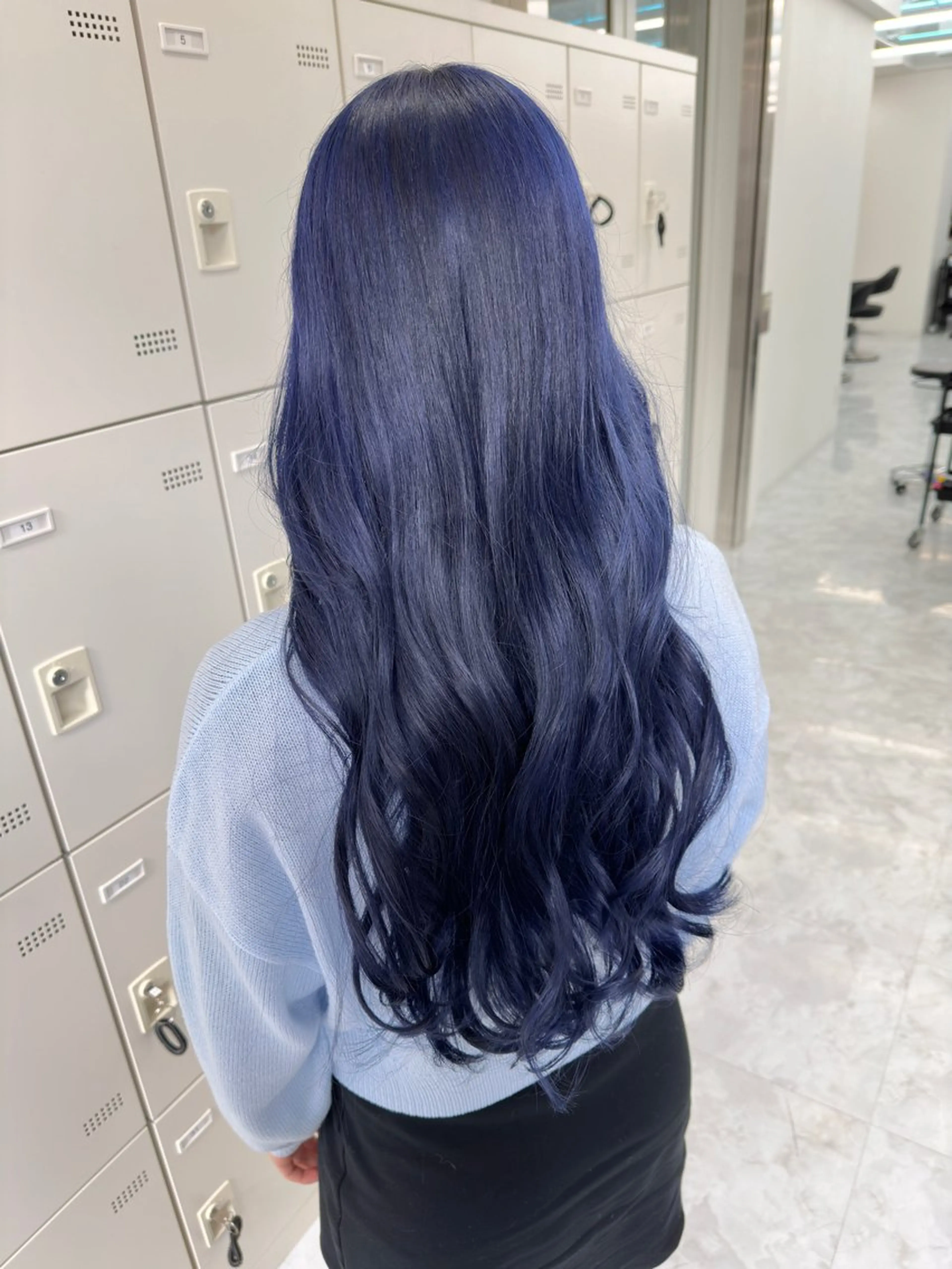 ロング カラー ヘアカラー トリートメント ヘッドスパ ヘアセット ダブルカラー 韓国ヘアKYONのヘアスタイル