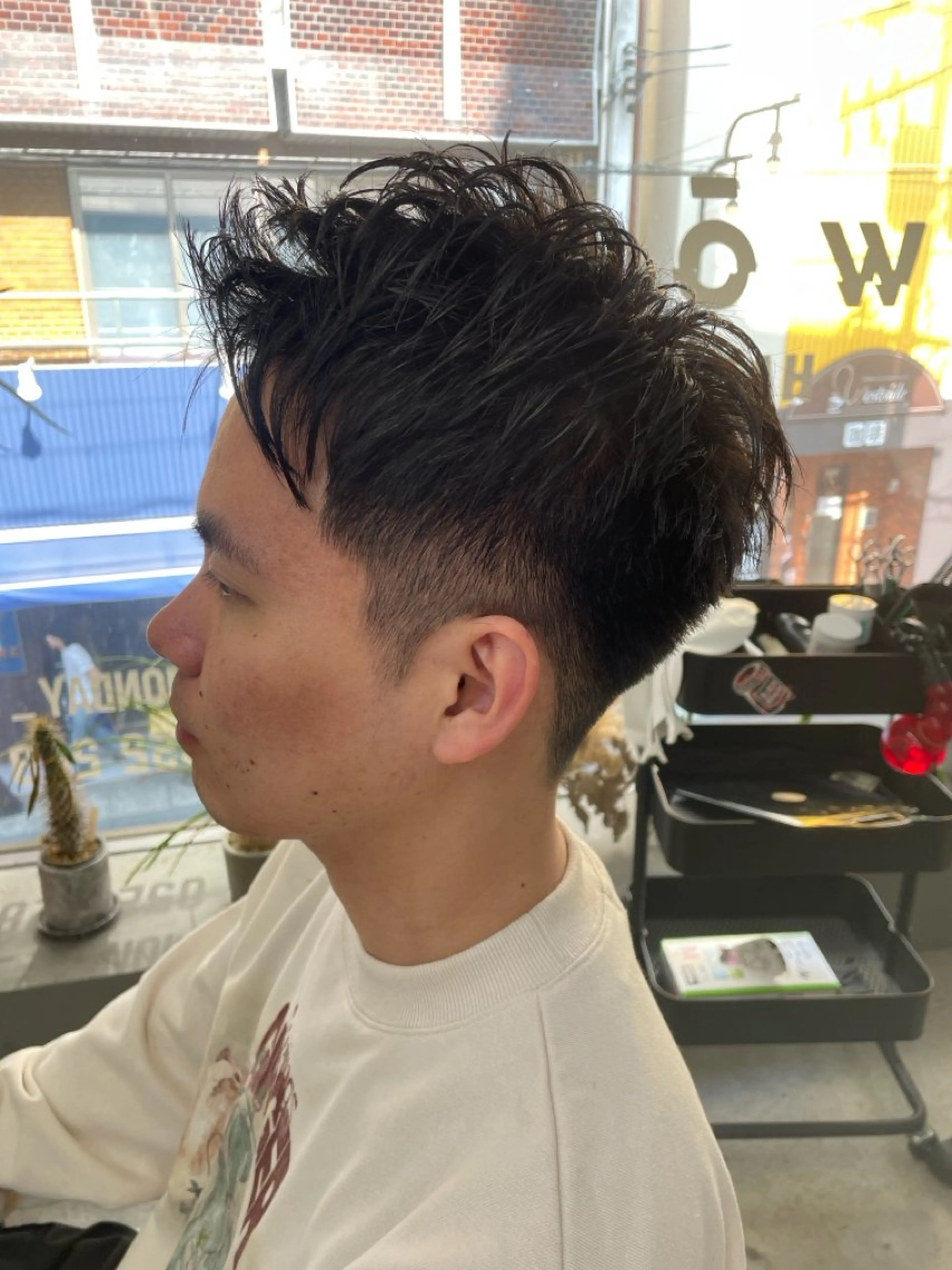ショート メンズ カット ヘッドスパ メンズ専門サロン wokeのヘアスタイル