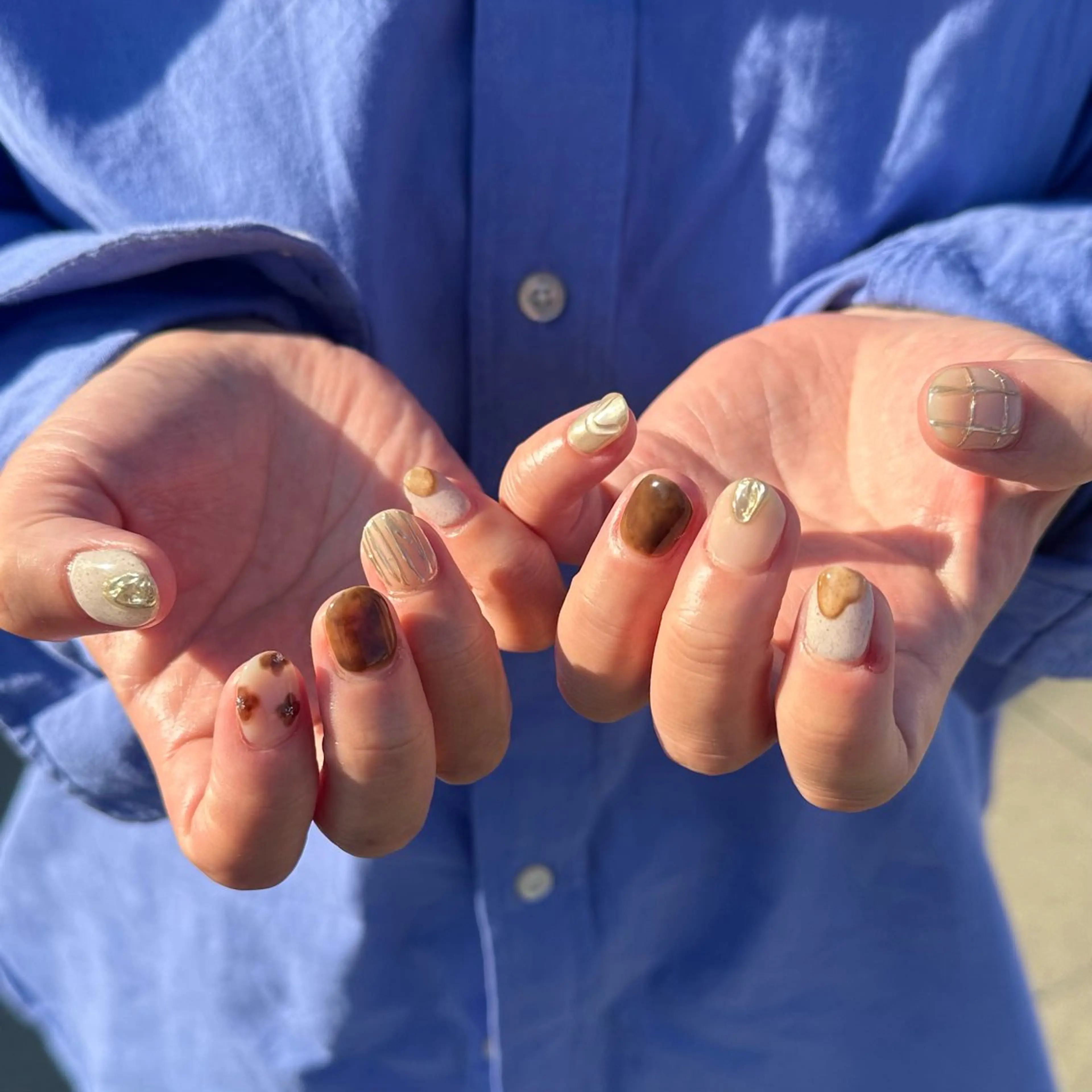 ネイル ハンドネイル COIN  nail hinataのネイルデザイン
