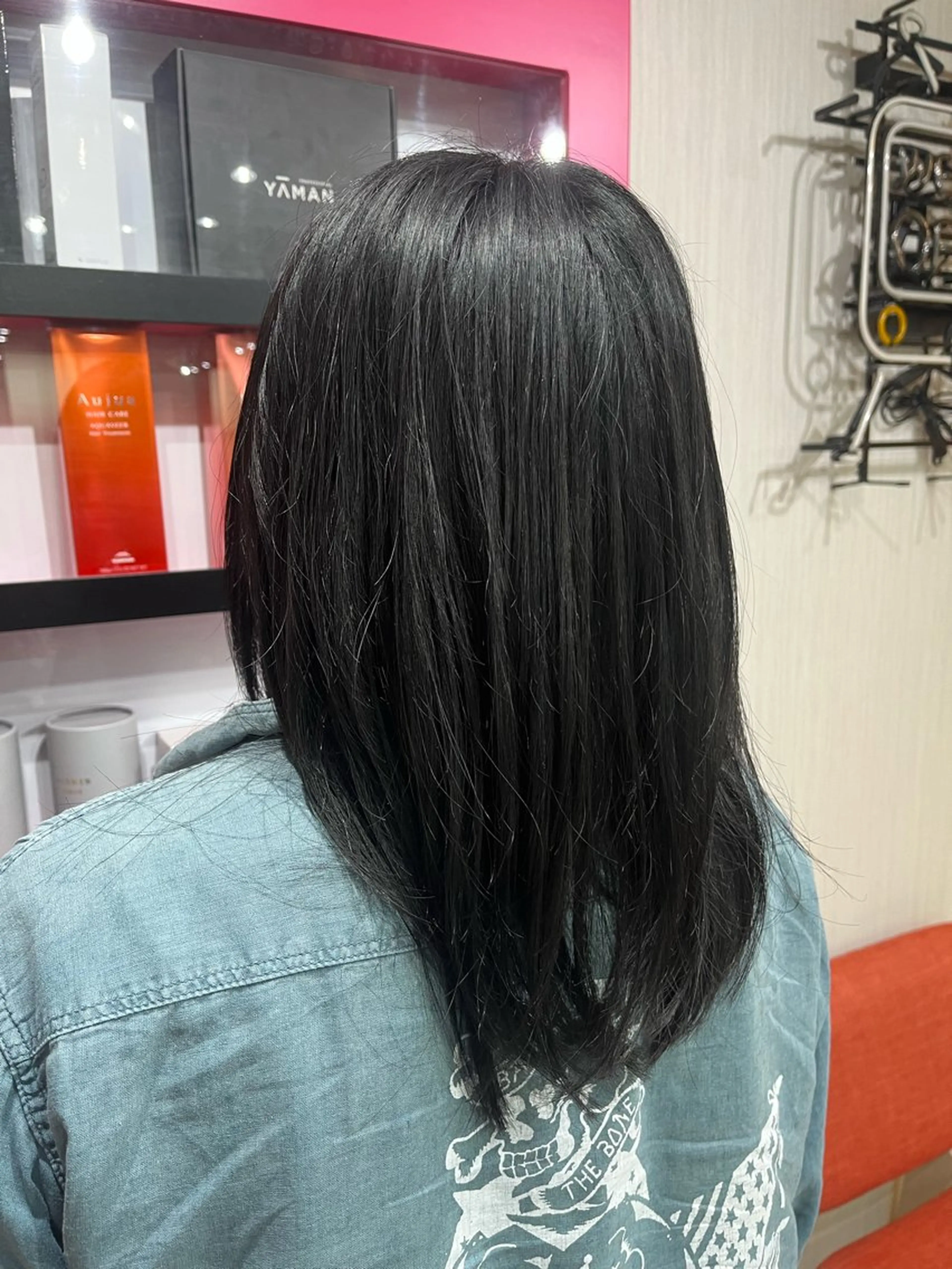 セミロング レディースカット ヒロヤのヘアスタイル