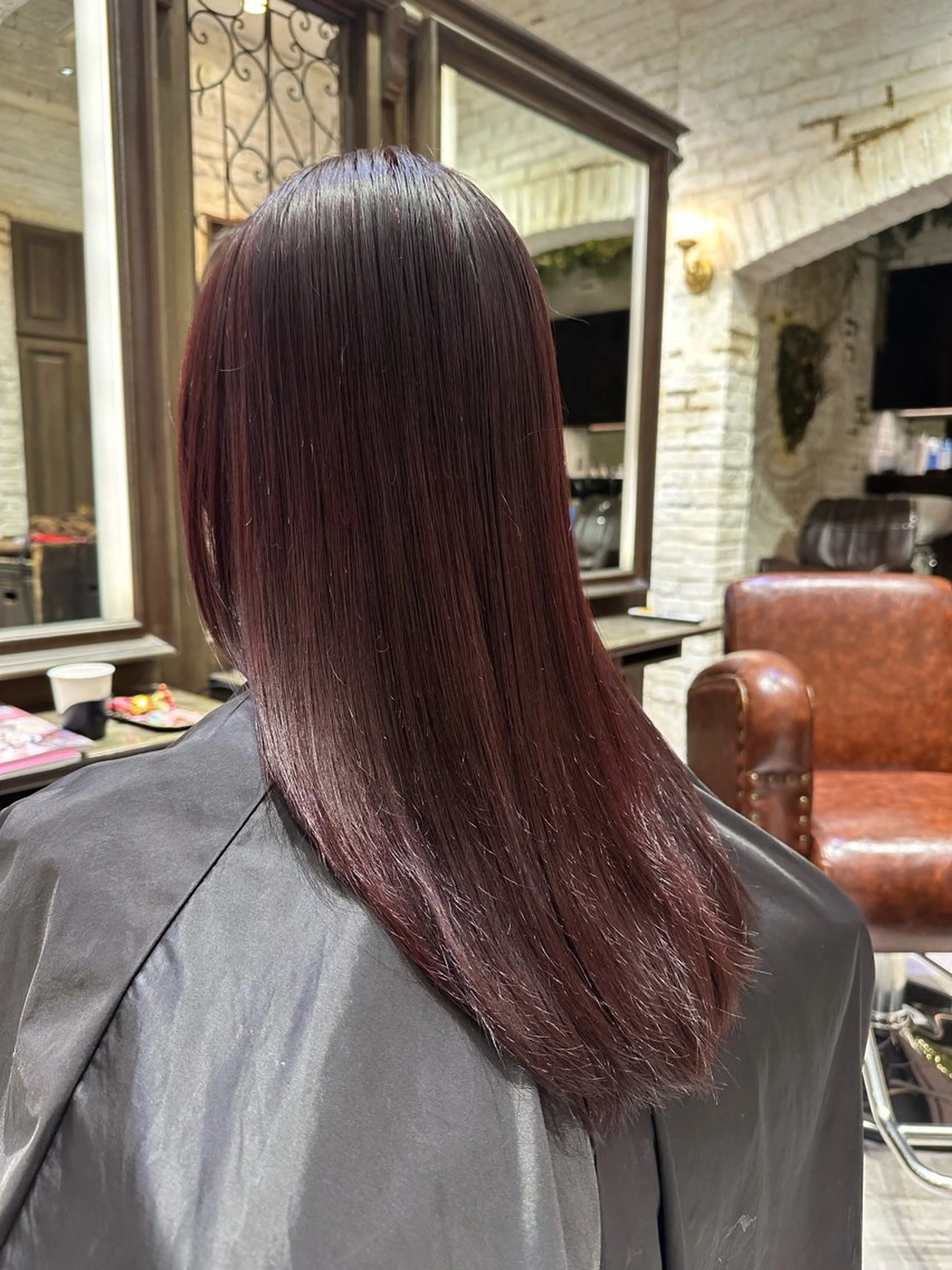 セミロング 新井 拓海のヘアスタイル