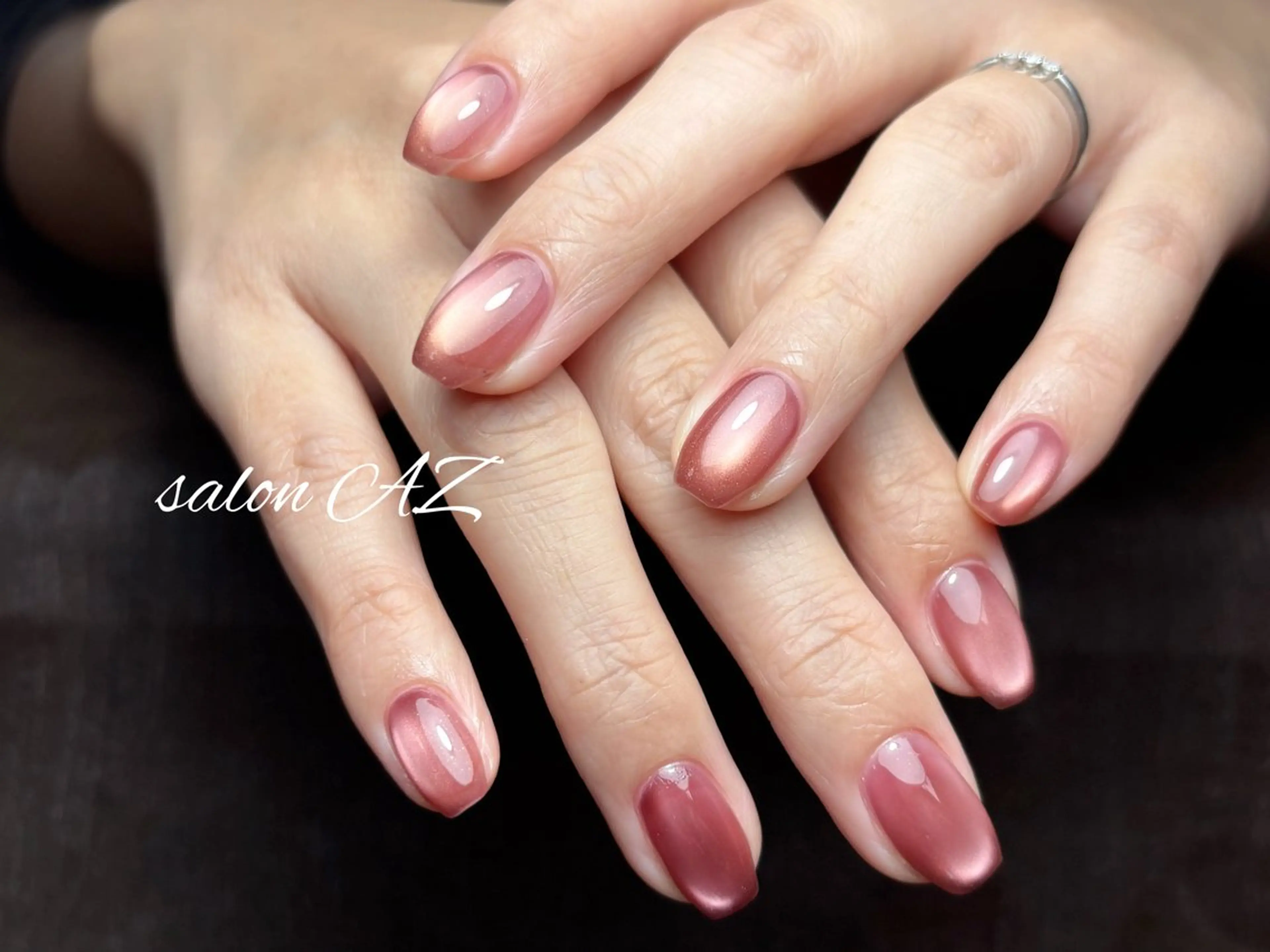 ネイル アートネイル 長さ出し フットネイル フレンチネイル ジェルネイル ハンドネイル salon AZのネイルデザイン