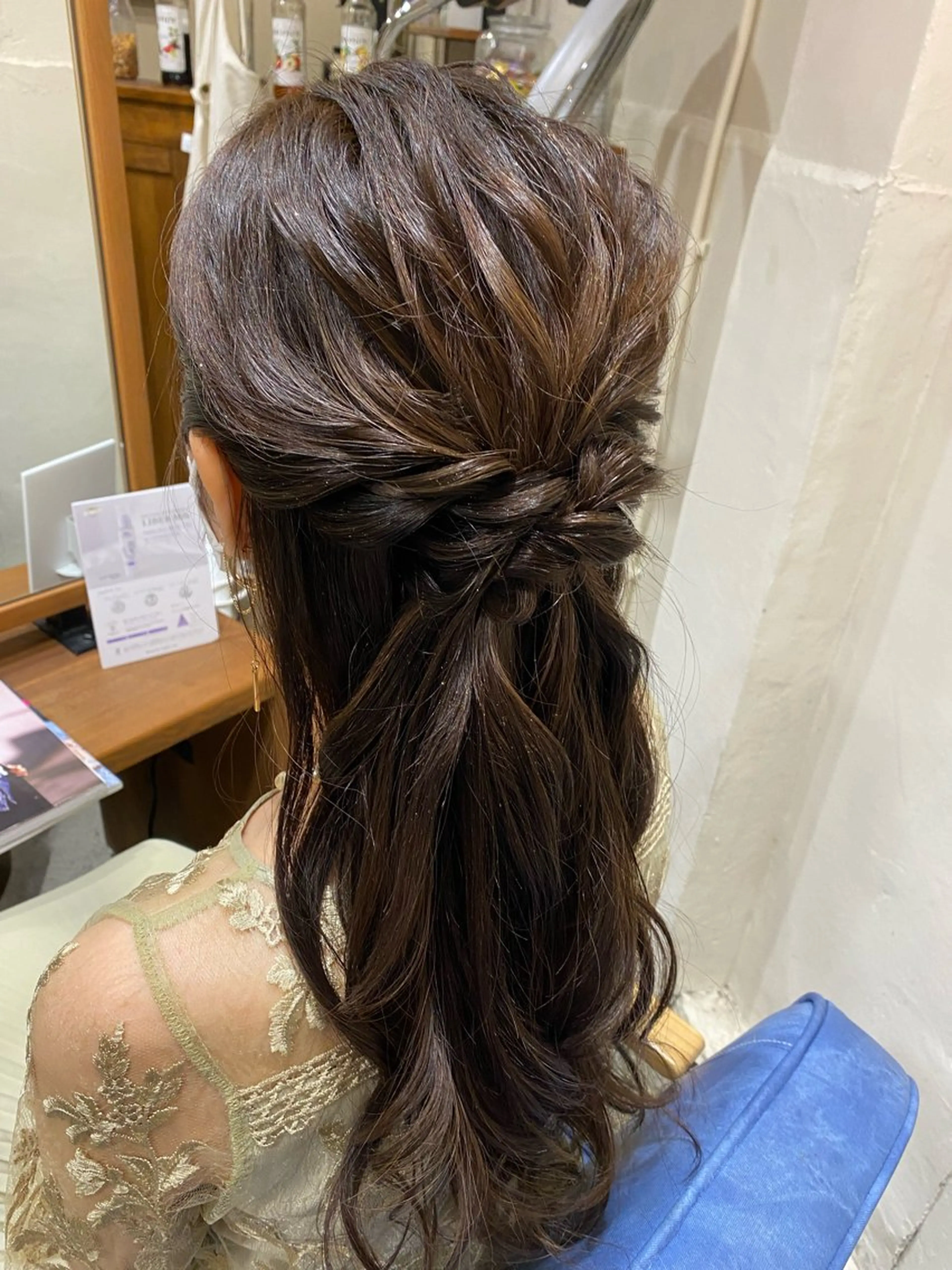 ヘアアレンジ 結婚式・ブライダル ヘアセット ZAZA YUKAのマツエク・マツパデザイン