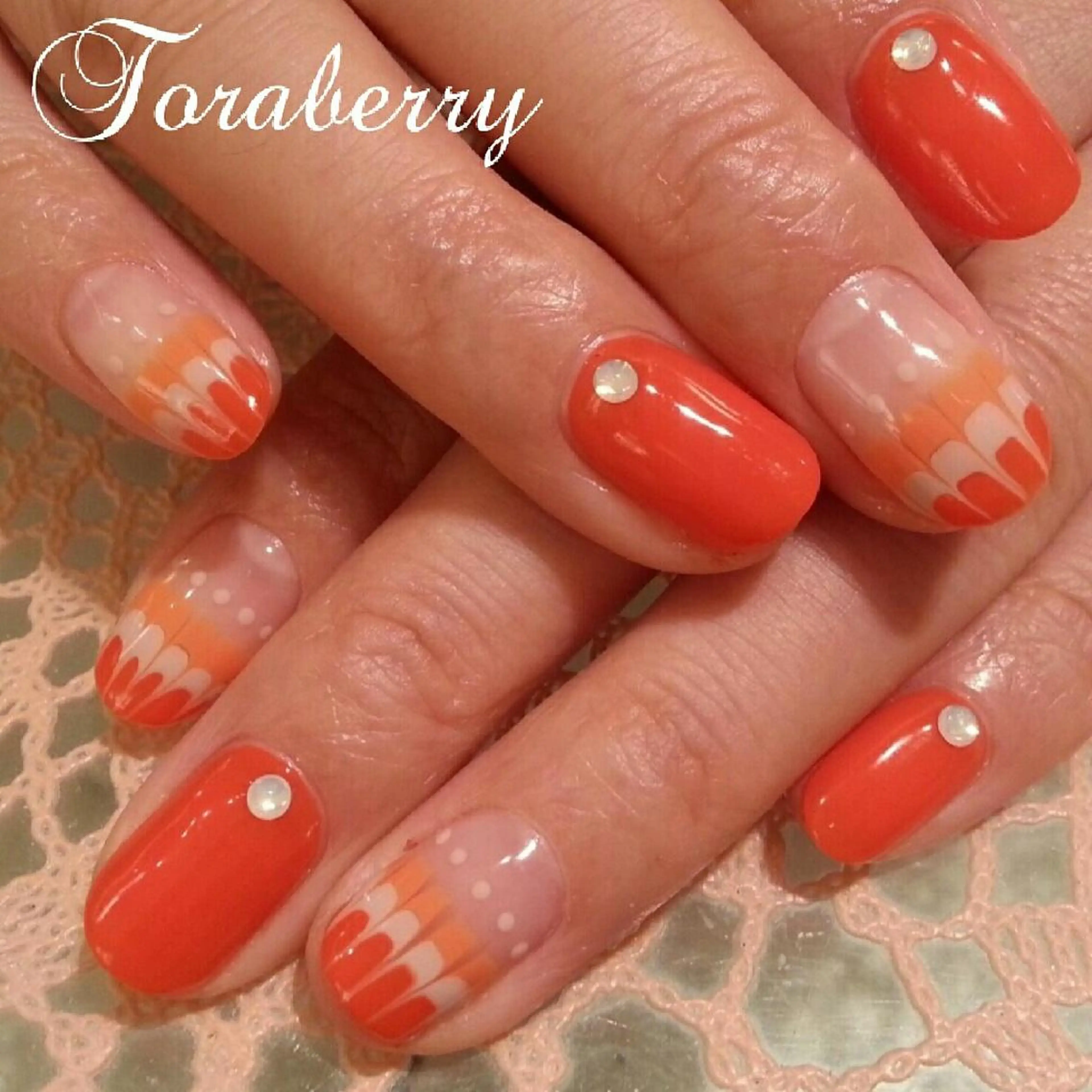 ネイル ピーコックネイル ネイリスト なつみのネイルデザイン