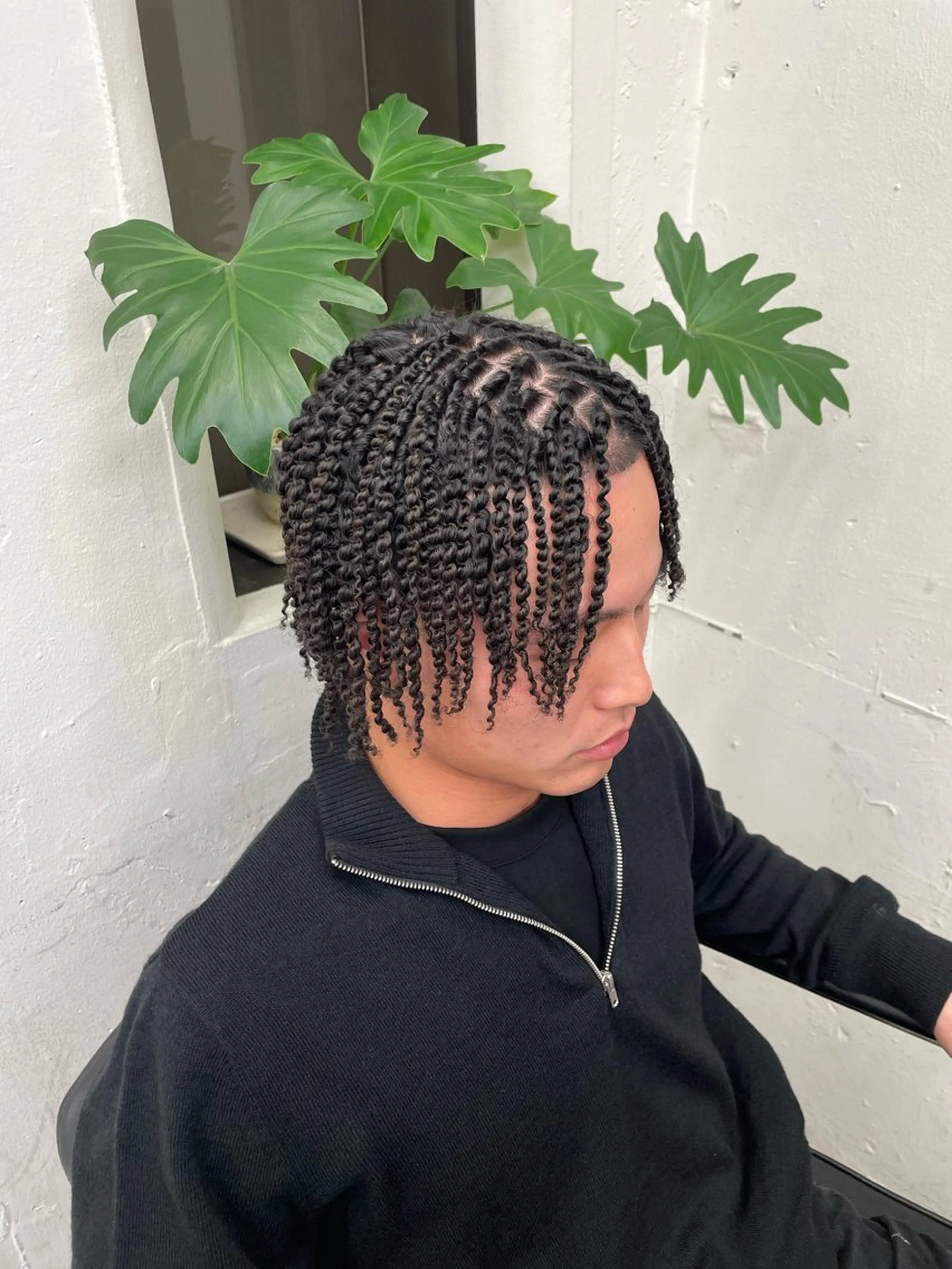 ヘアアレンジ メンズ コーンロウ／ブレイズ SYUのヘアスタイル