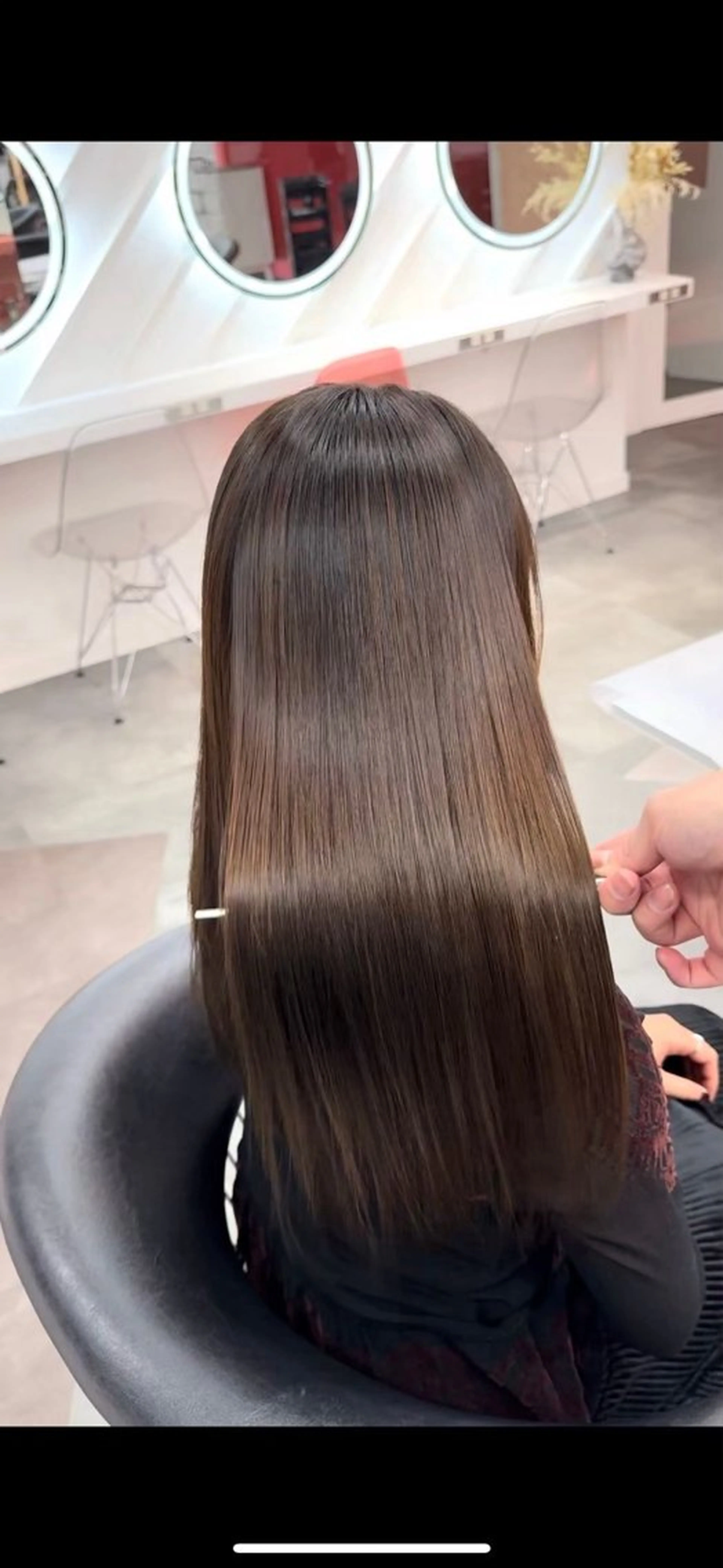 ロング カット 縮毛矯正 トリートメント 縮毛矯正/レイヤー/ 髪質改善/龍之介のヘアスタイル