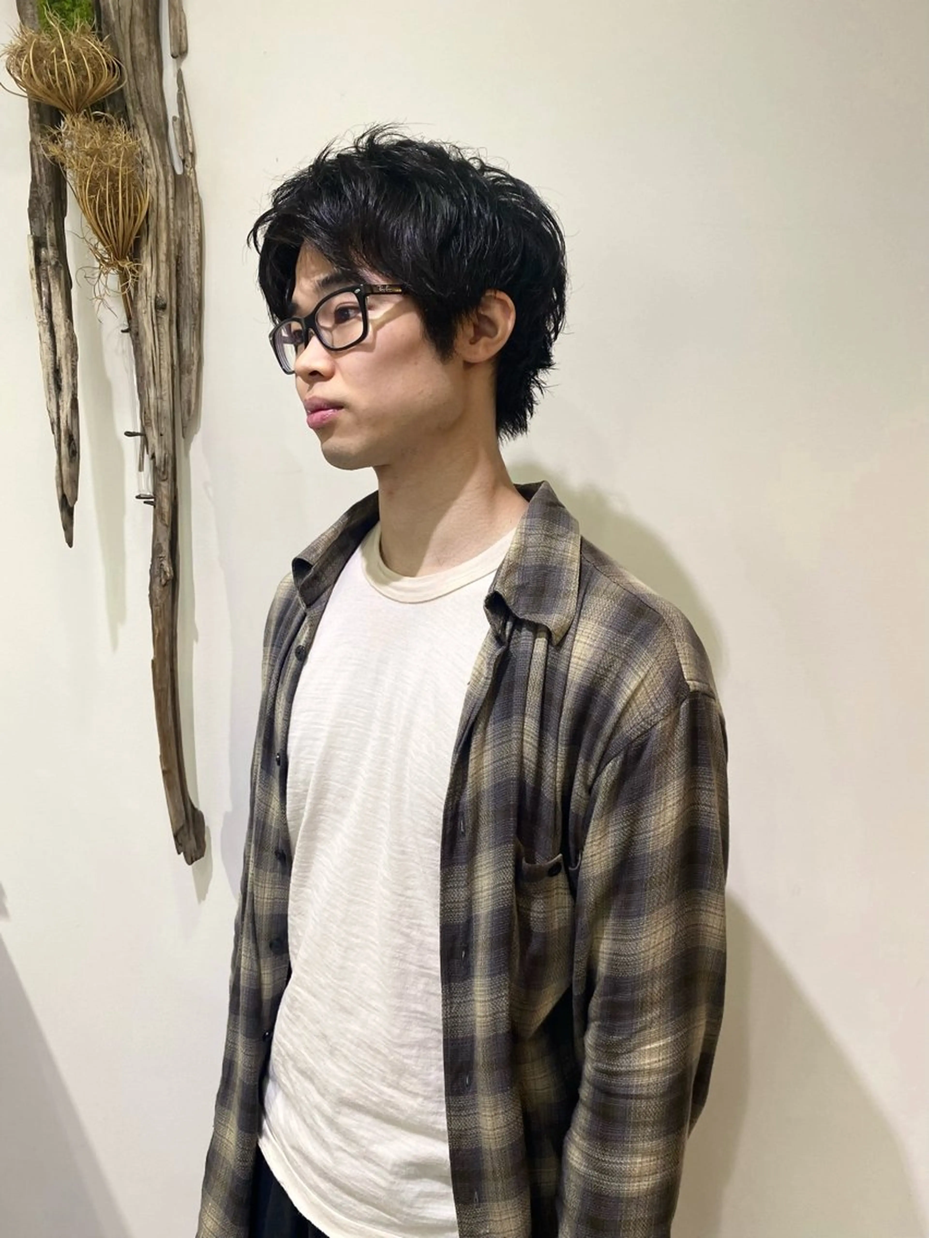ショート garage.所属・吉田 慎冴/メンズパーマのヘアスタイル