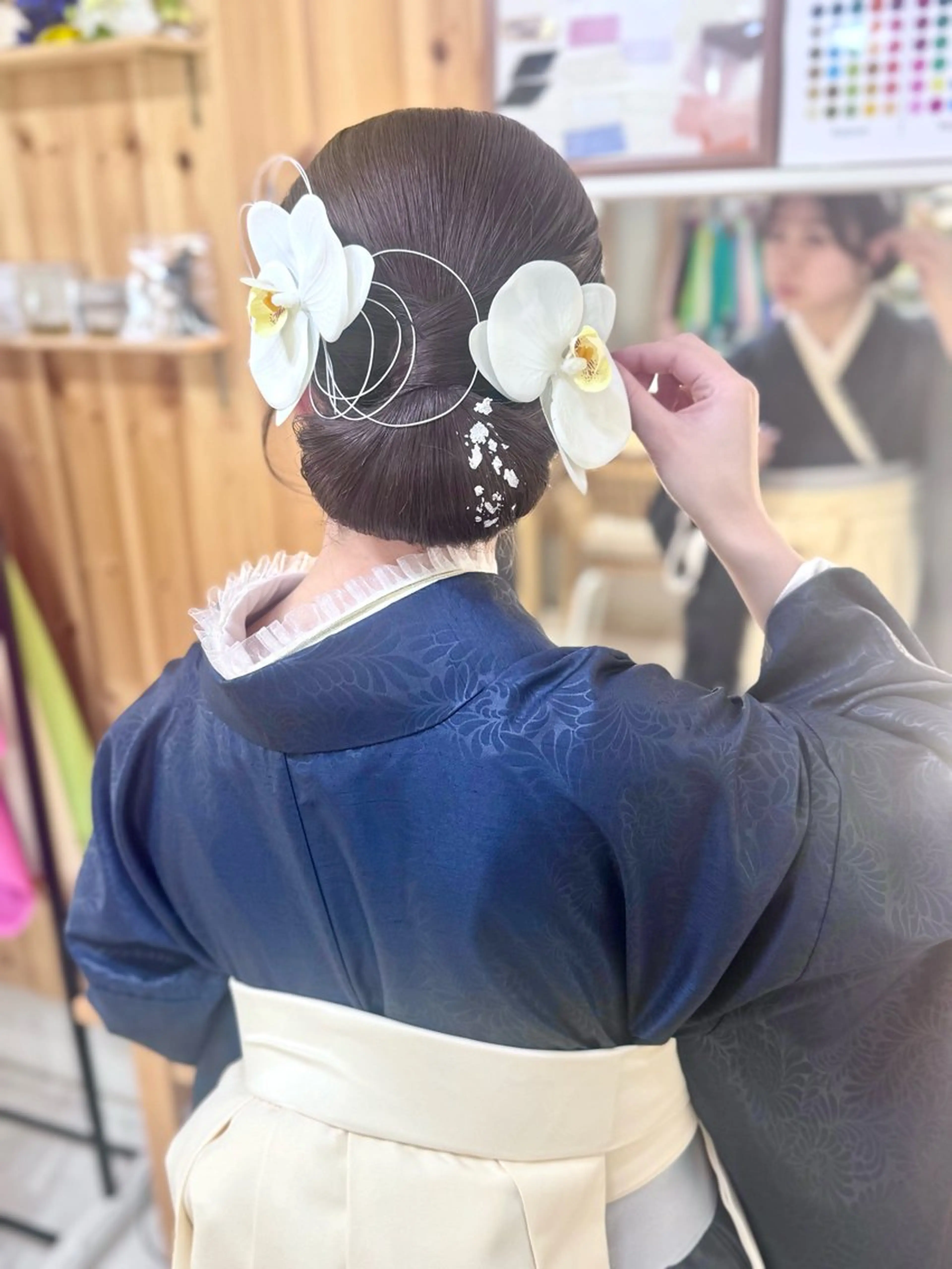 ヘアアレンジ 着付け 鷲見 望のヘアスタイル