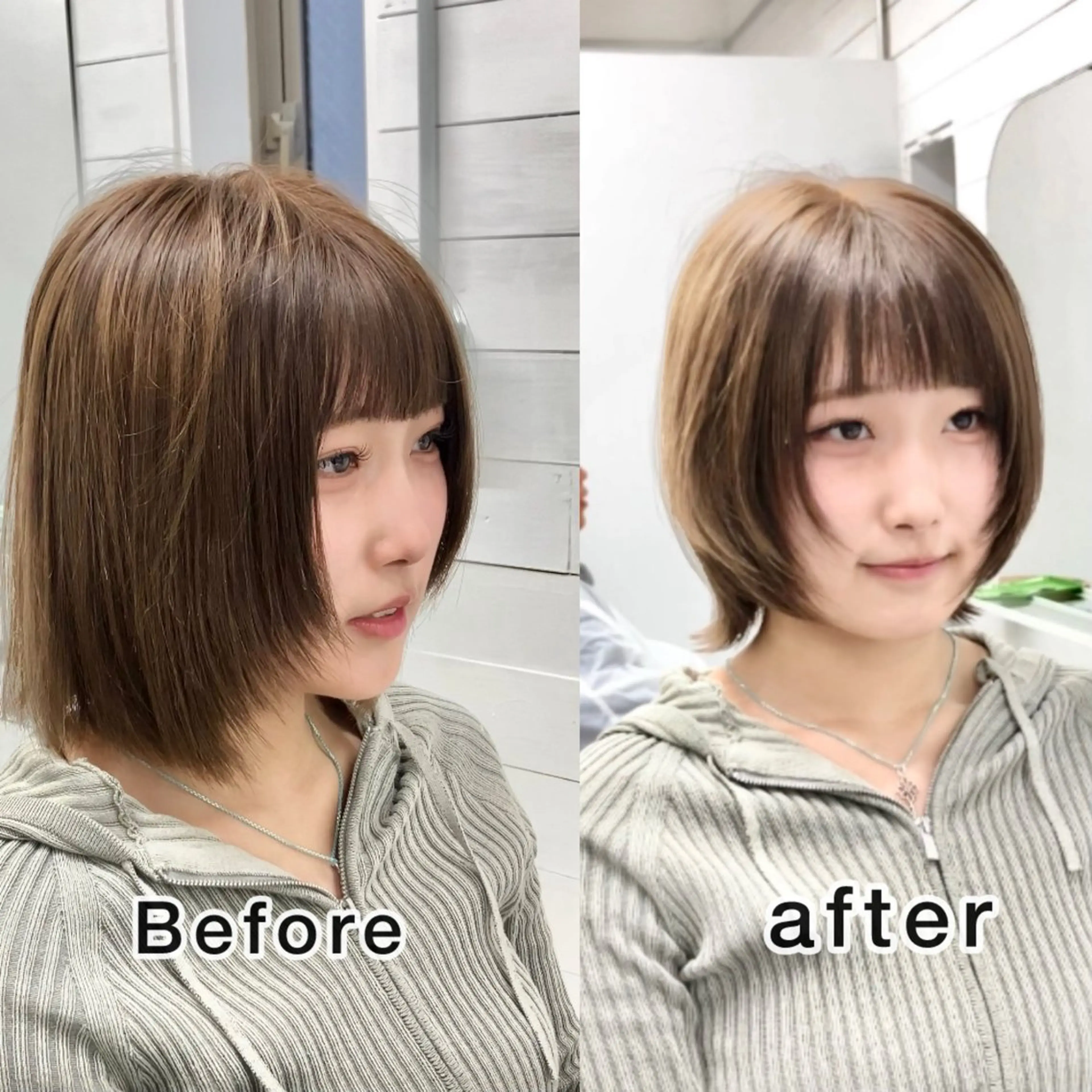 ショート ショートヘア ウルフカット カット トリートメント 落合孝臣/新潟駅南 /髪質改善のヘアスタイル