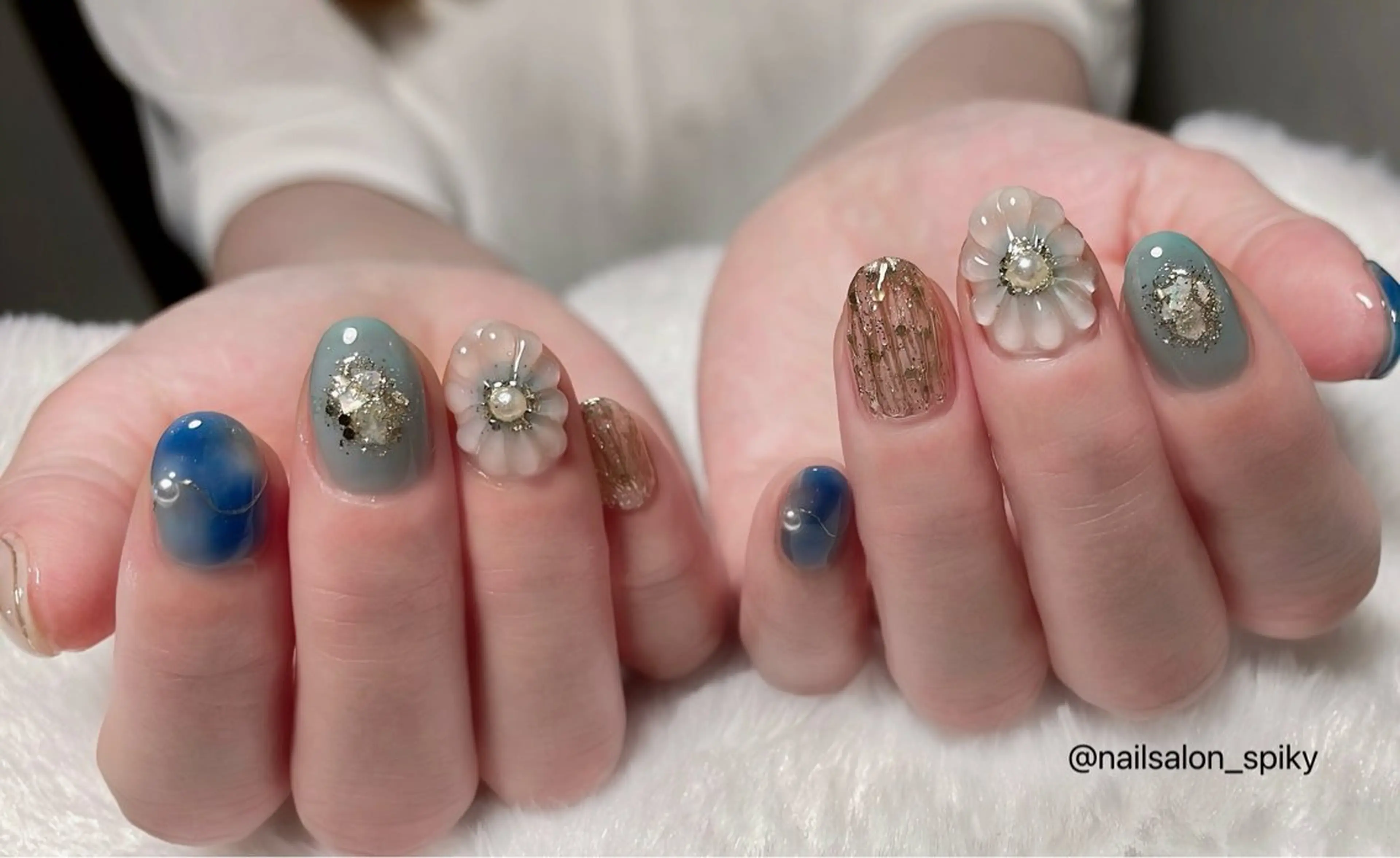 ネイル ハンドネイル Spiky とうげ ふうかのネイルデザイン