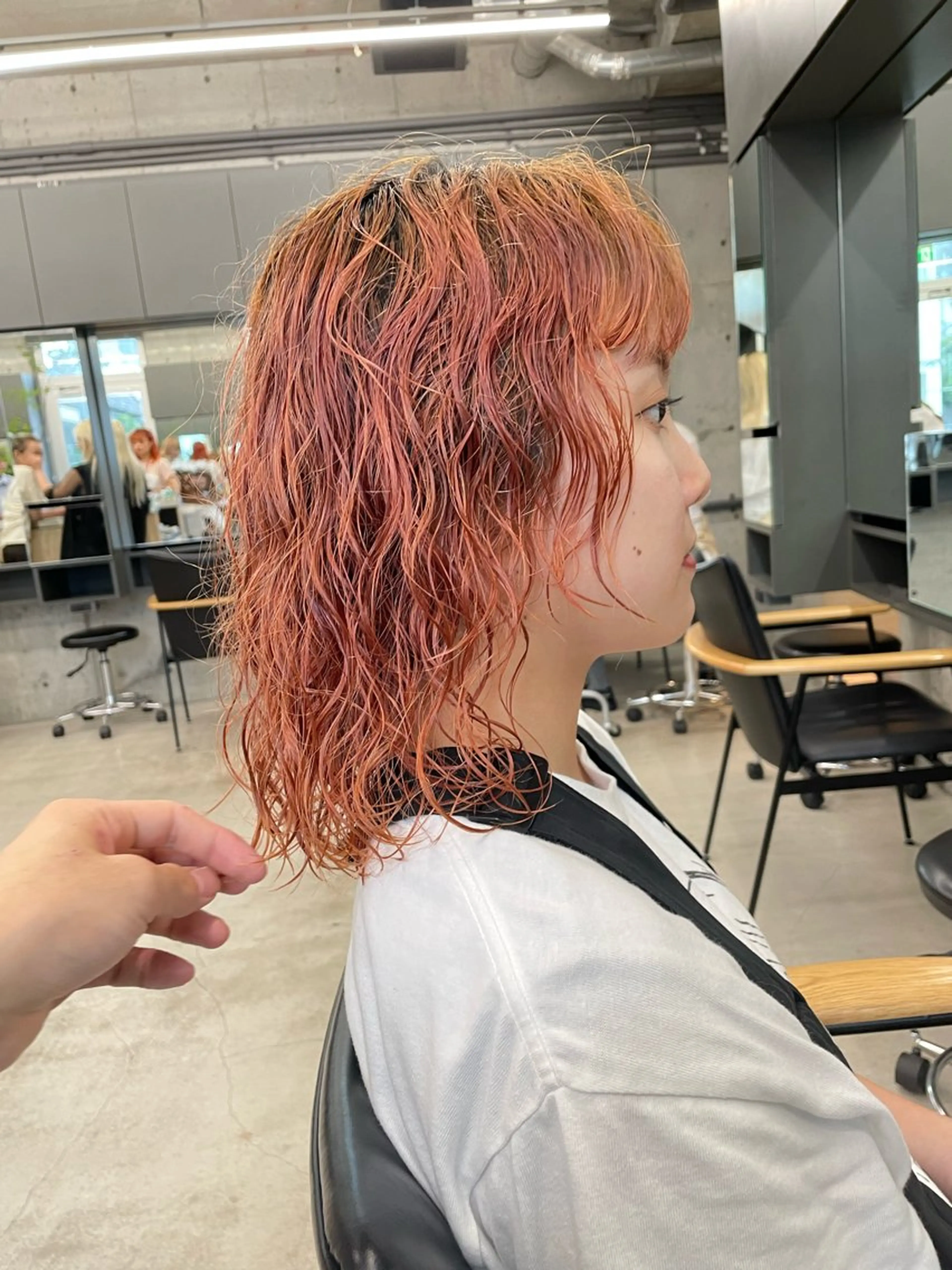ミディアム パーマ ミディアムパーマ 🌈前田 ジュンのヘアスタイル