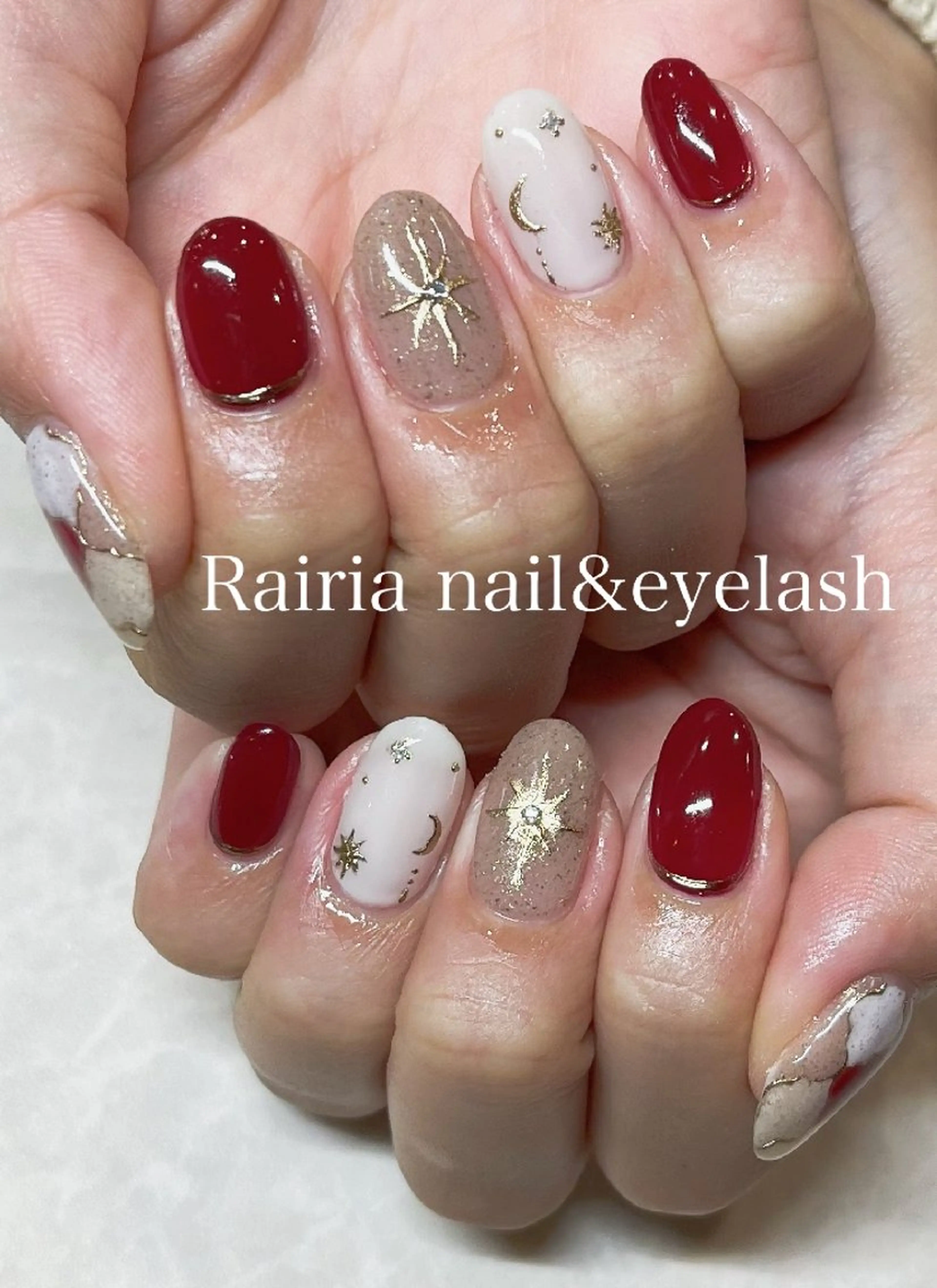 ネイル アートネイル ジェルネイル ニュアンスネイル パラジェル Rairianail 小手指店のネイルデザイン
