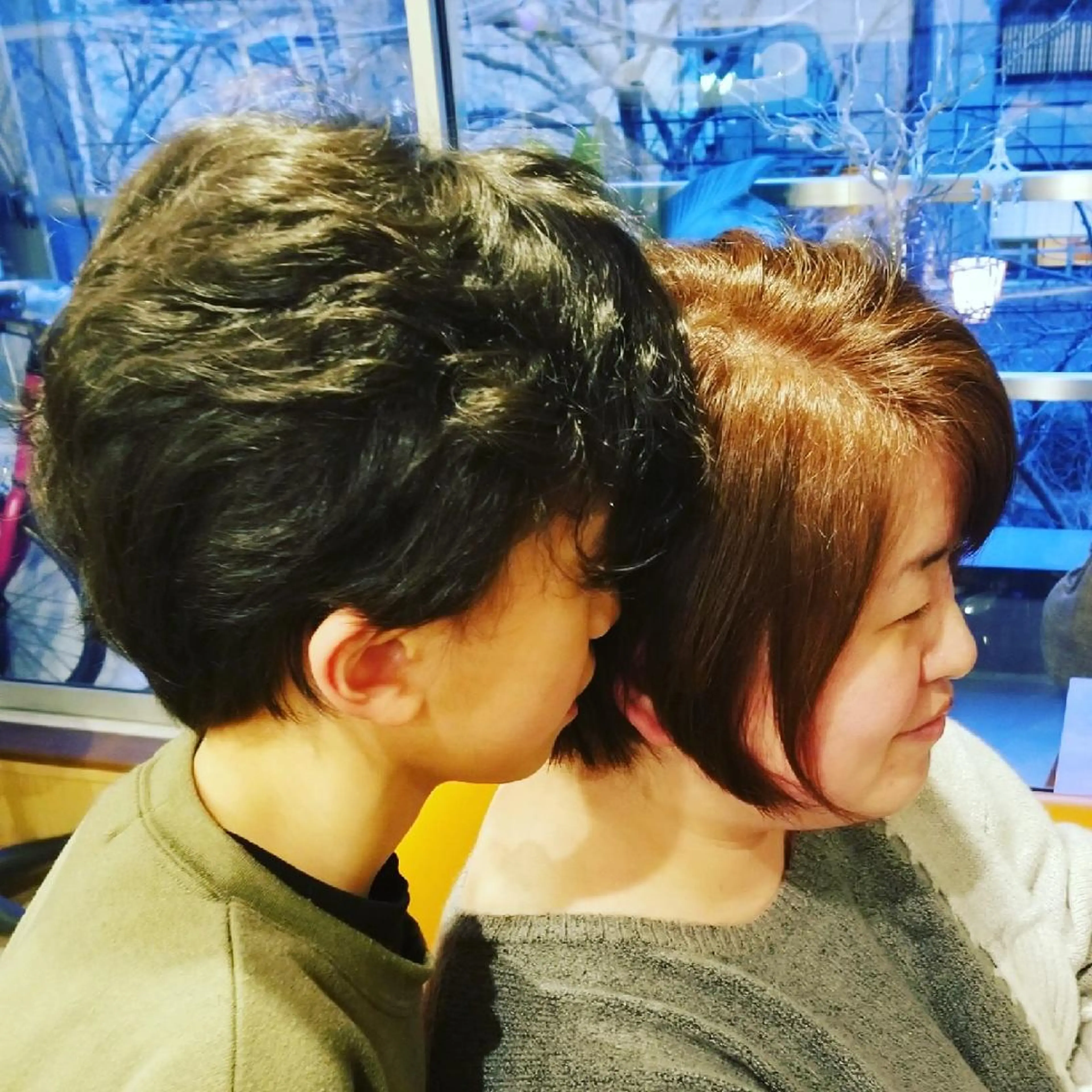 キッズ ショート 外国人風カラー レイヤーカット カット ヘアカラー トリートメント spa hair  ark 富井直美のヘアスタイル