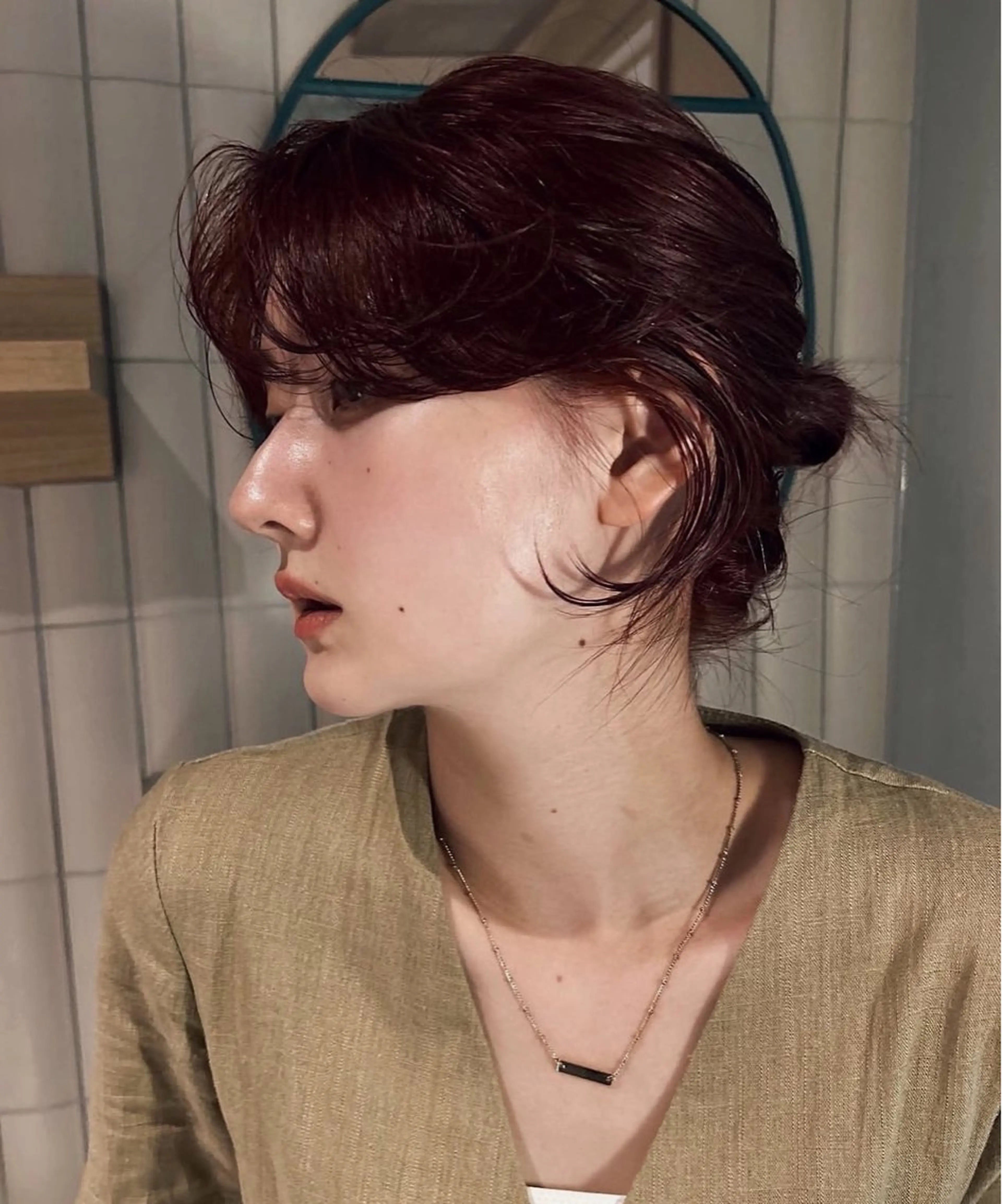 ミディアム カラー ヘアカラー sano rikitoのヘアスタイル