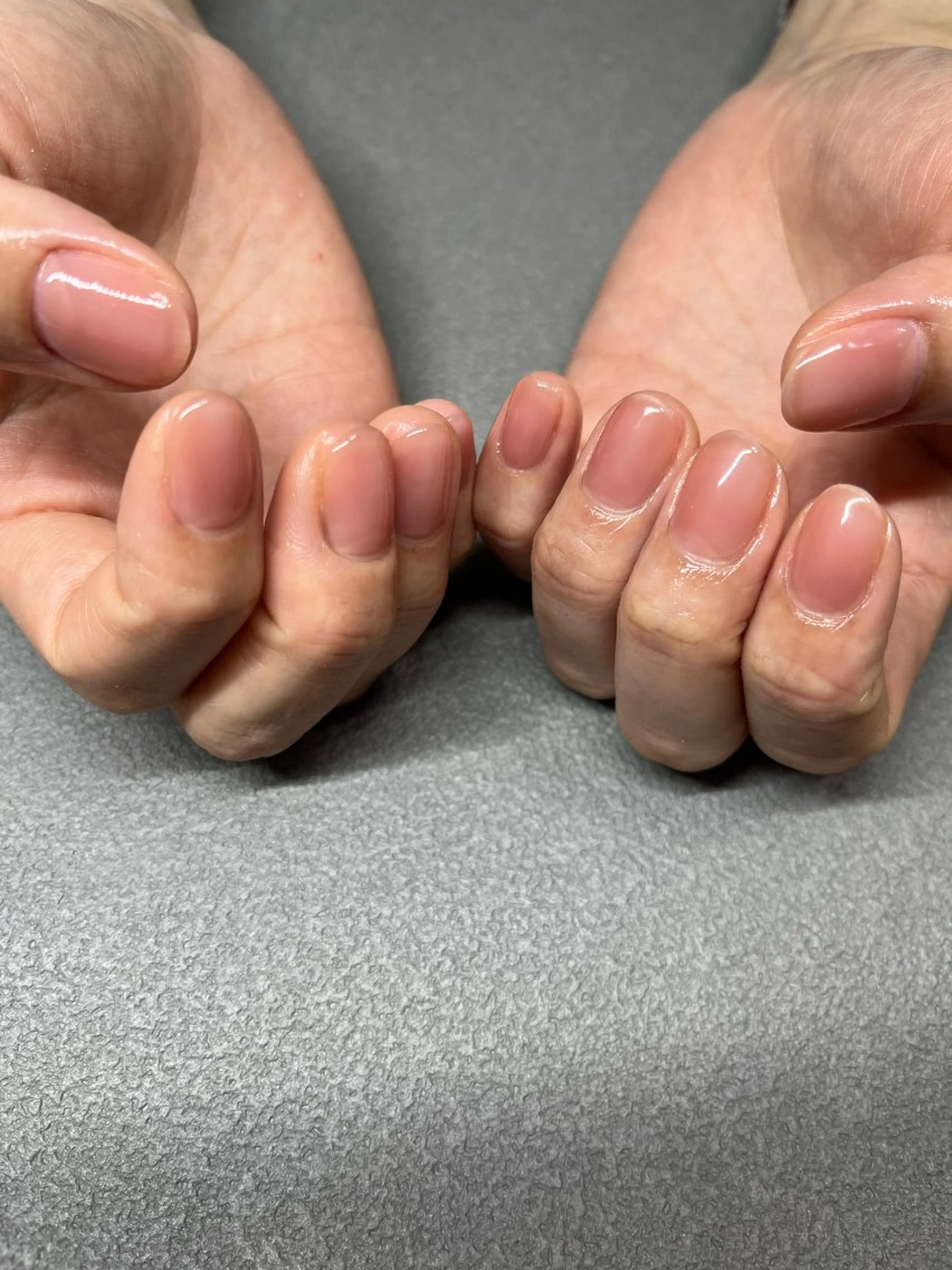 ネイル 桜ネイル オフィスネイル ワンカラーネイル HUU.所属・HUU. riko 二俣川のネイルデザイン