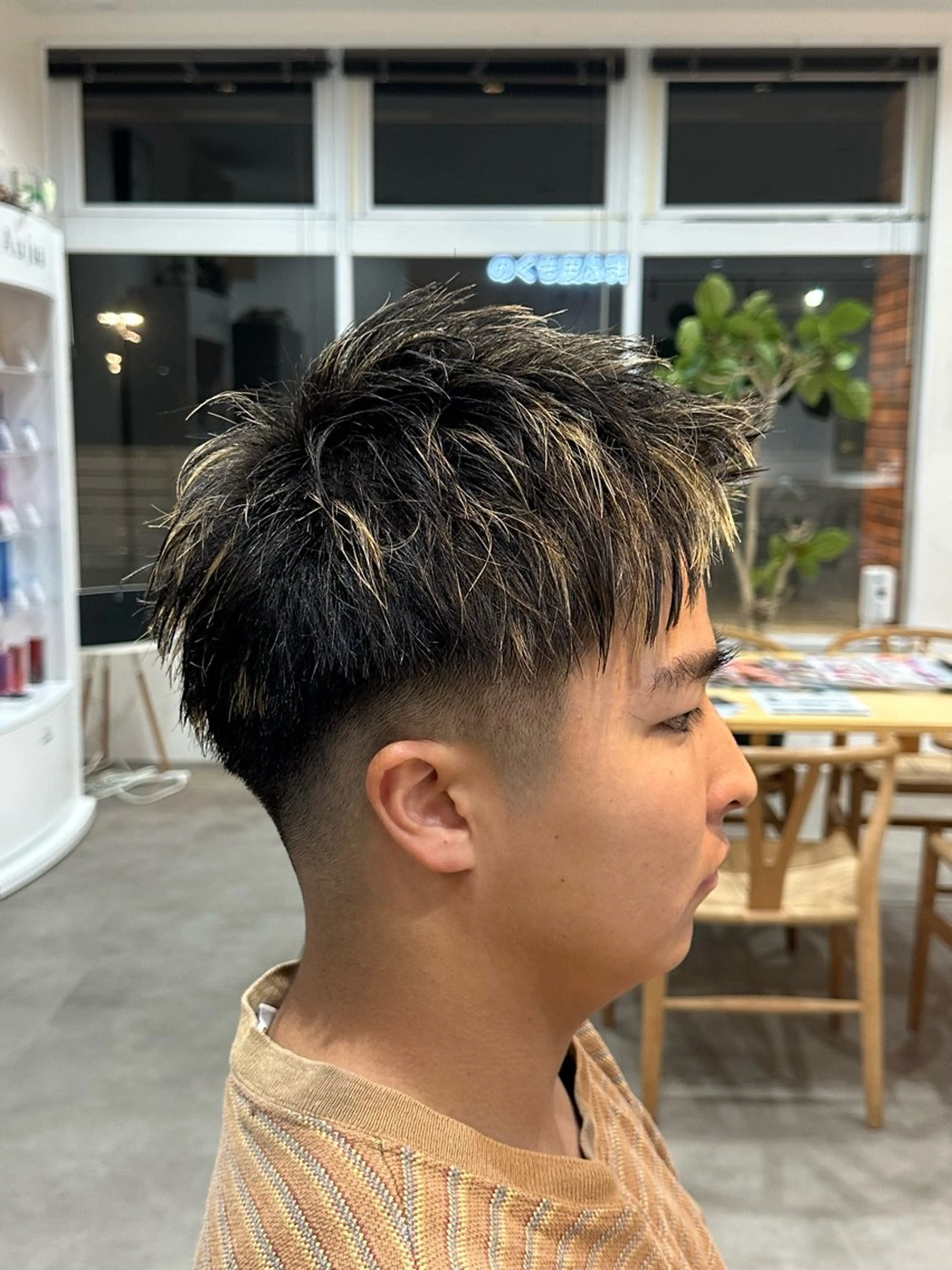 カラー パーマ メンズ Etoile +/ 坂嶋大飛のヘアスタイル