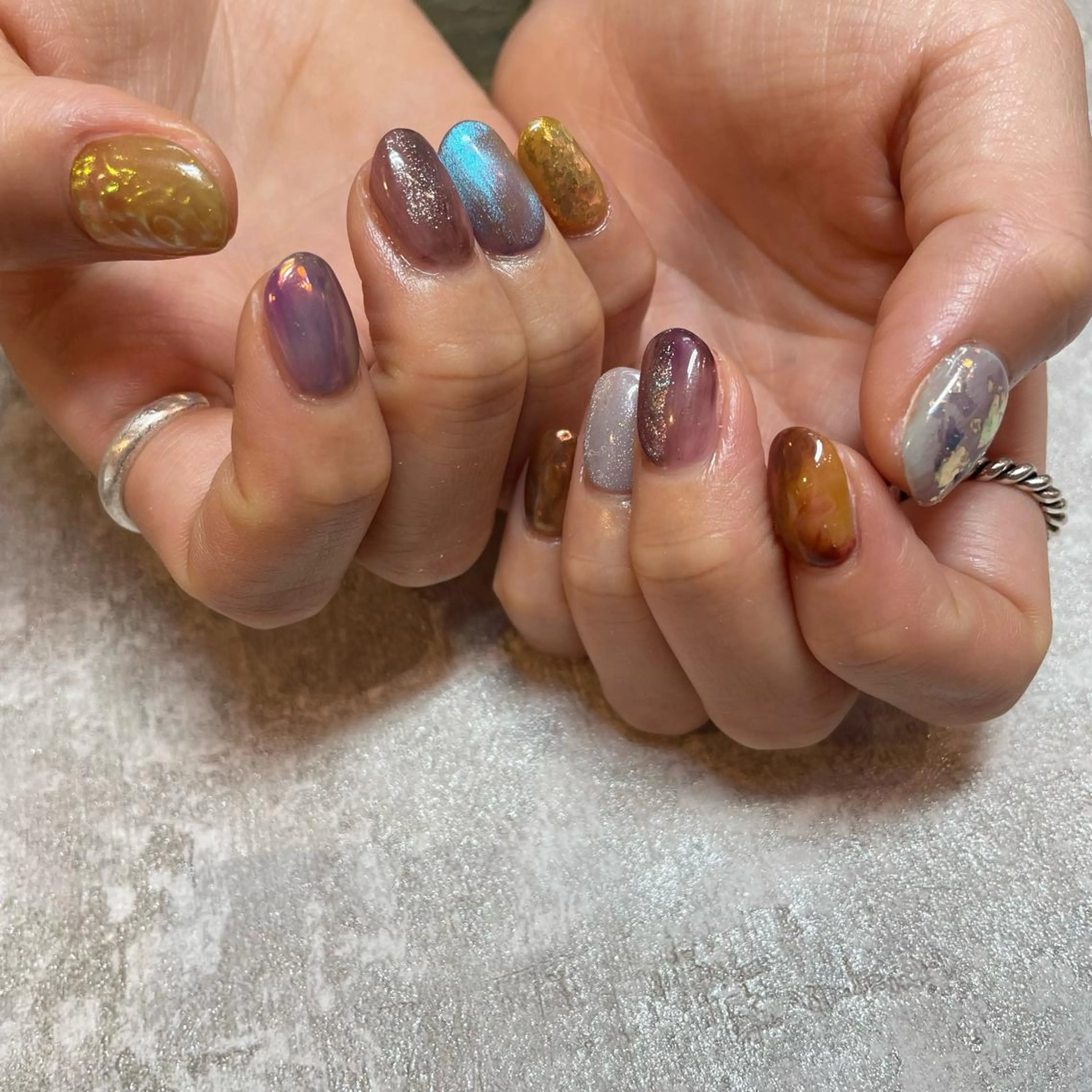 ネイル ハンドネイル revia所属・ERI Nailistのネイルデザイン