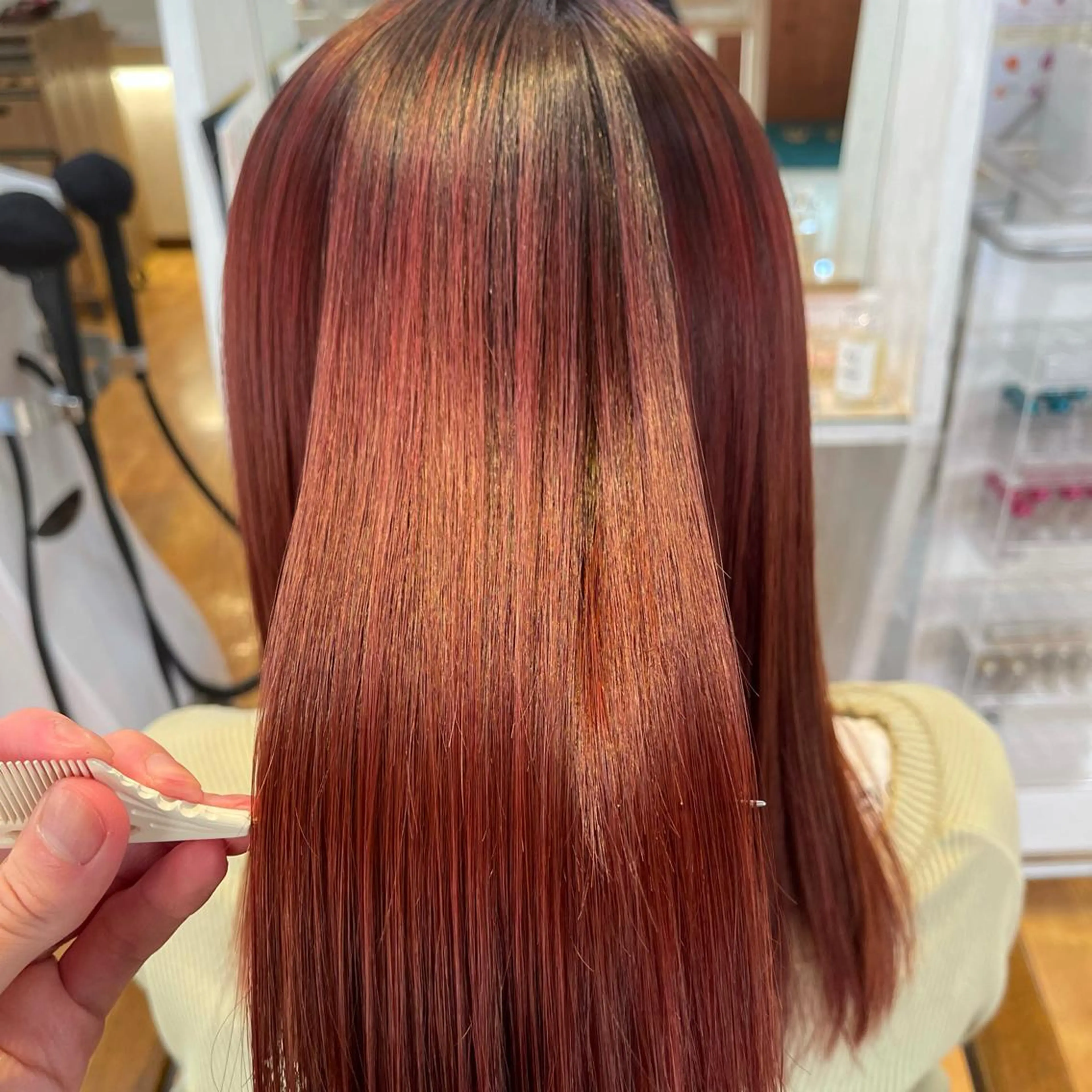 ロング 縮毛矯正 トリートメント BALANCE vivi バランス ヴィヴィ所属・梶谷 和希のヘアスタイル