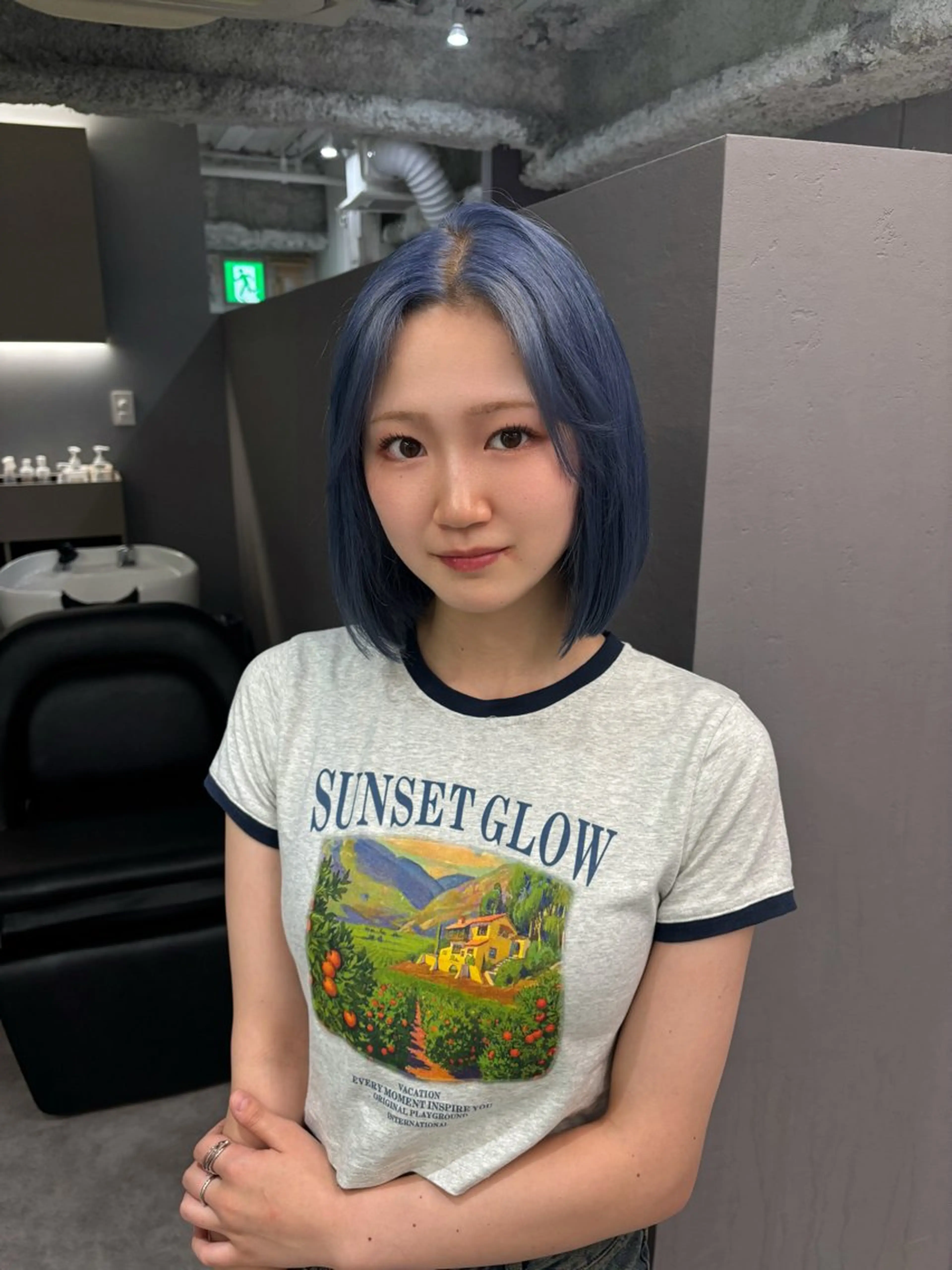 ショート カラー ベージュカラー ブリーチ ブロンド ケアブリーチ ケアカラー ヘアカラー akari/髪質改善 /ブリーチ/名古屋のヘアスタイル