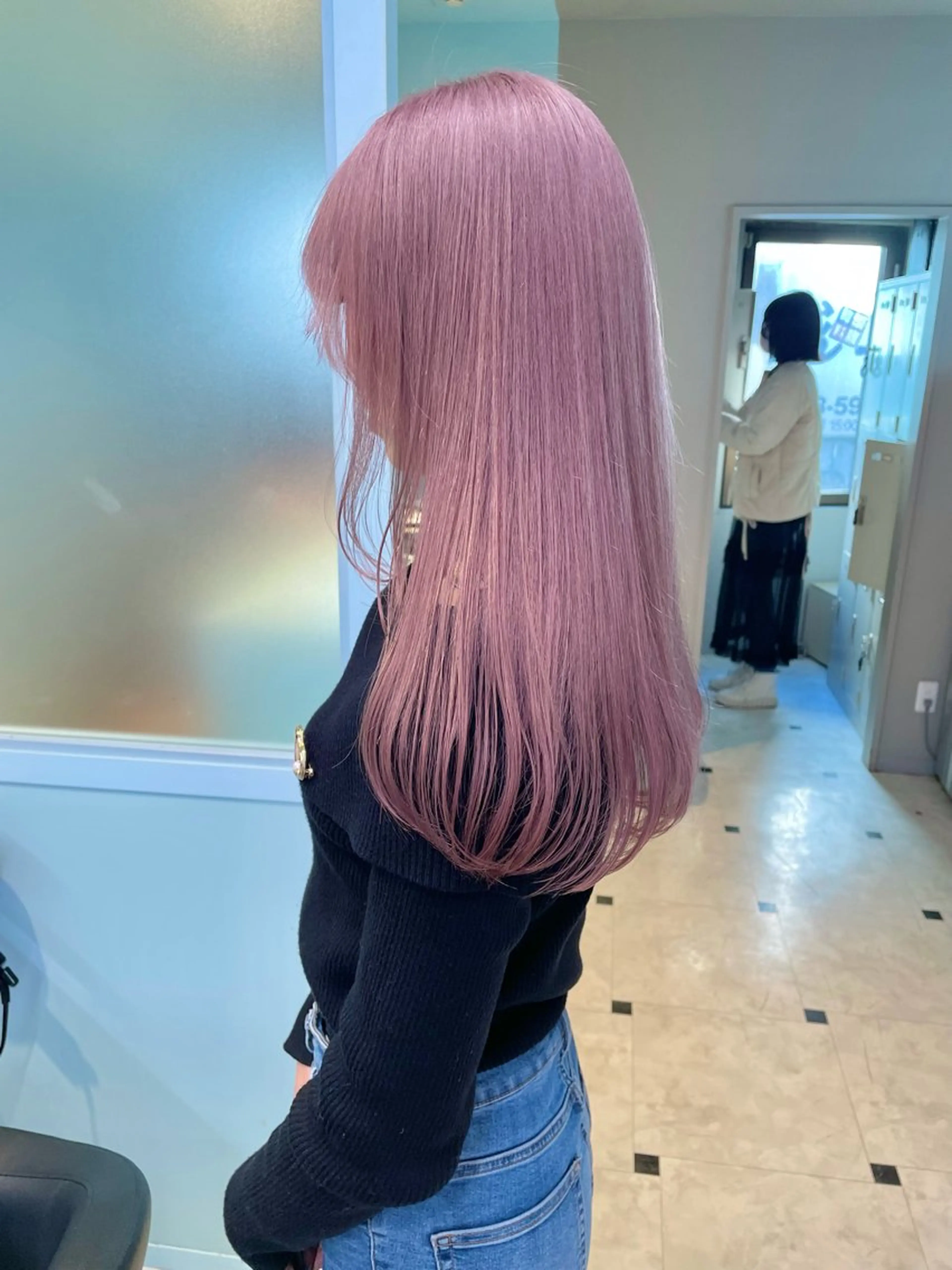 ロング カラー カット ヘアカラー トリートメント 💖可愛い色たくさん 権田やすなり💖のヘアスタイル