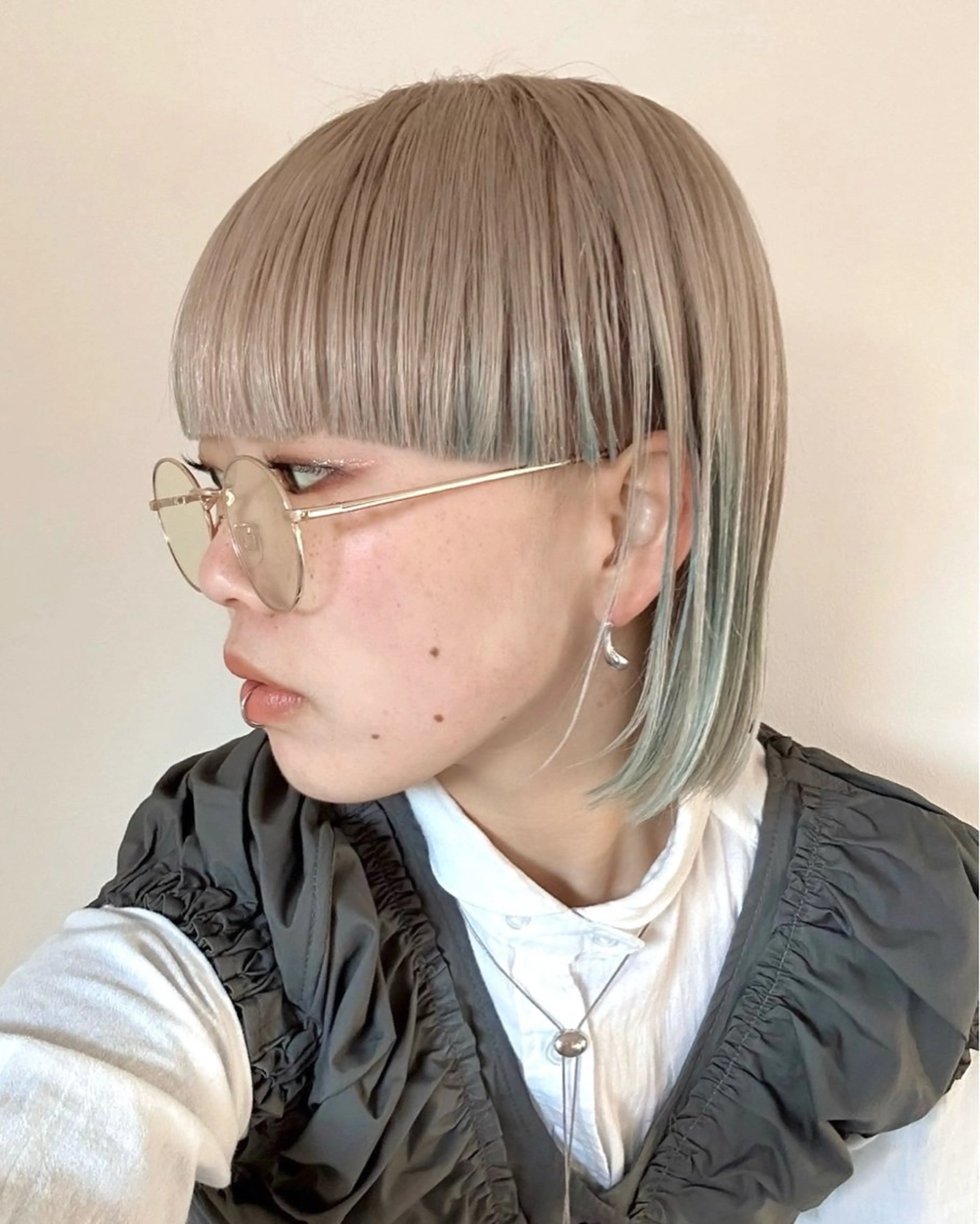 ショート カラー ヘアカラー トリートメント ブリーチ/似合わせ カット🦕Kaitoのヘアスタイル