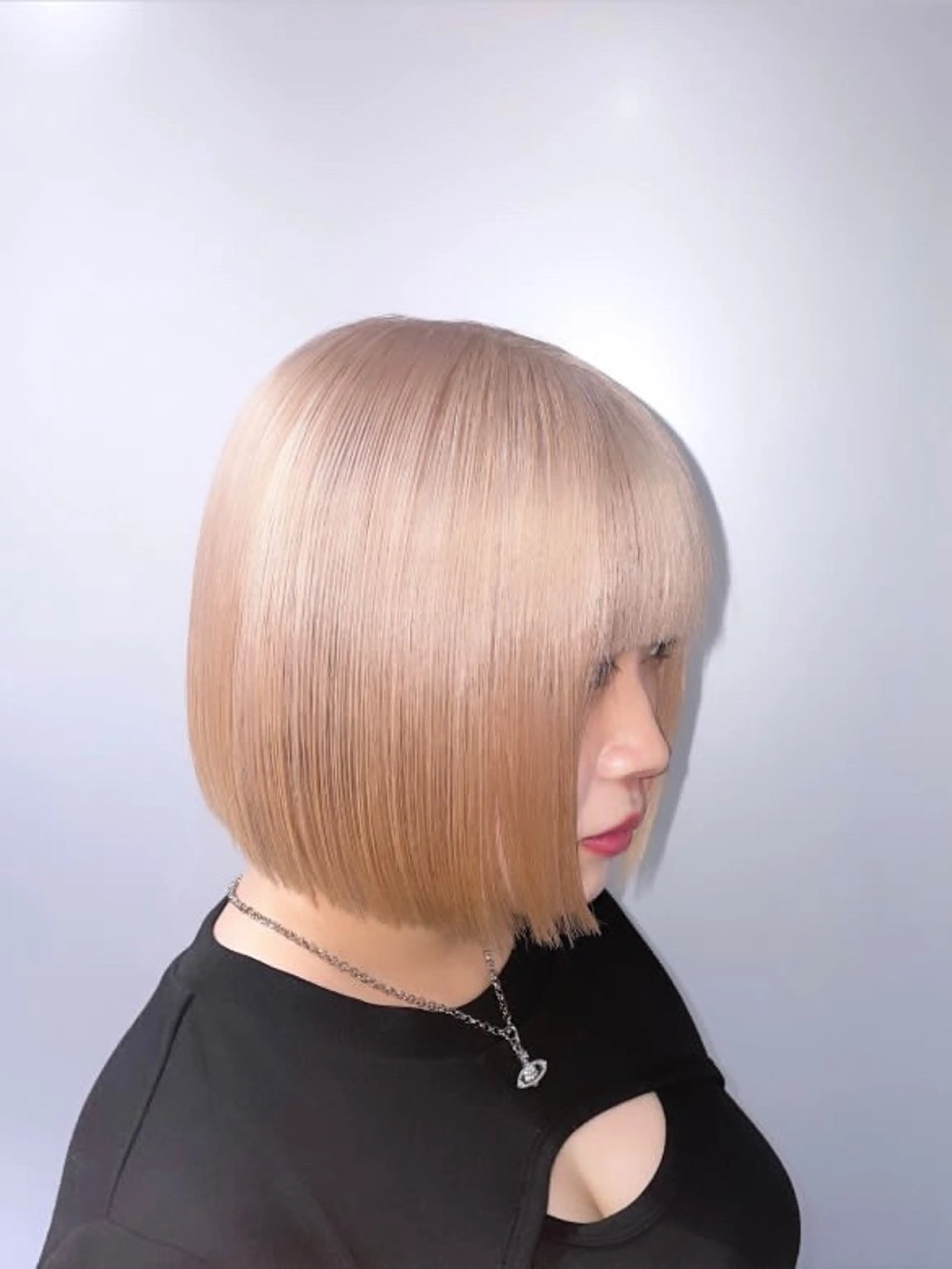 ショート カラー ヘアカラー 髪質改善×韓国 レイヤー ひかるのヘアスタイル