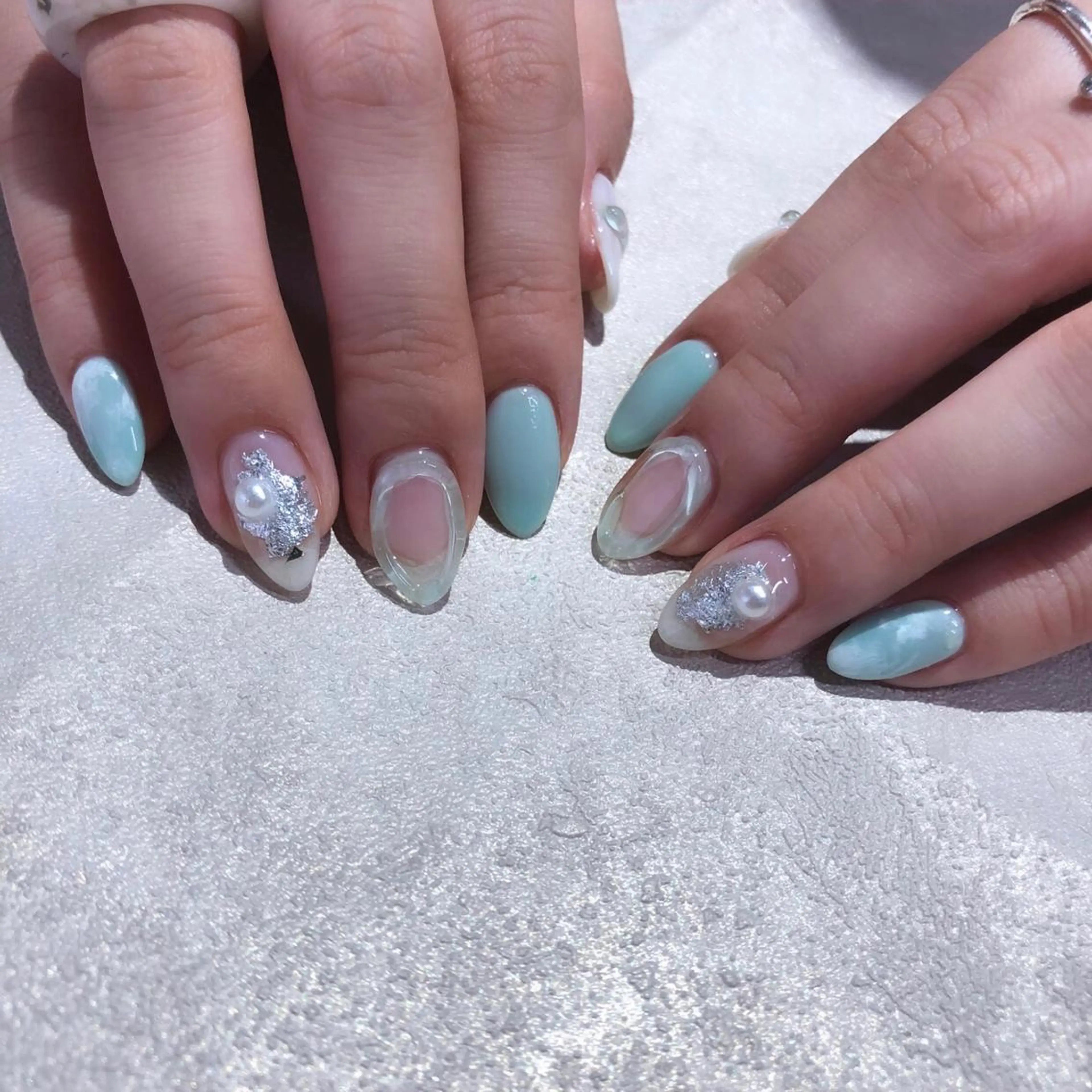 ネイル ハンドネイル フットネイル ハンドケア Nes.Nail所属・Miyagi Asamiのネイルデザイン