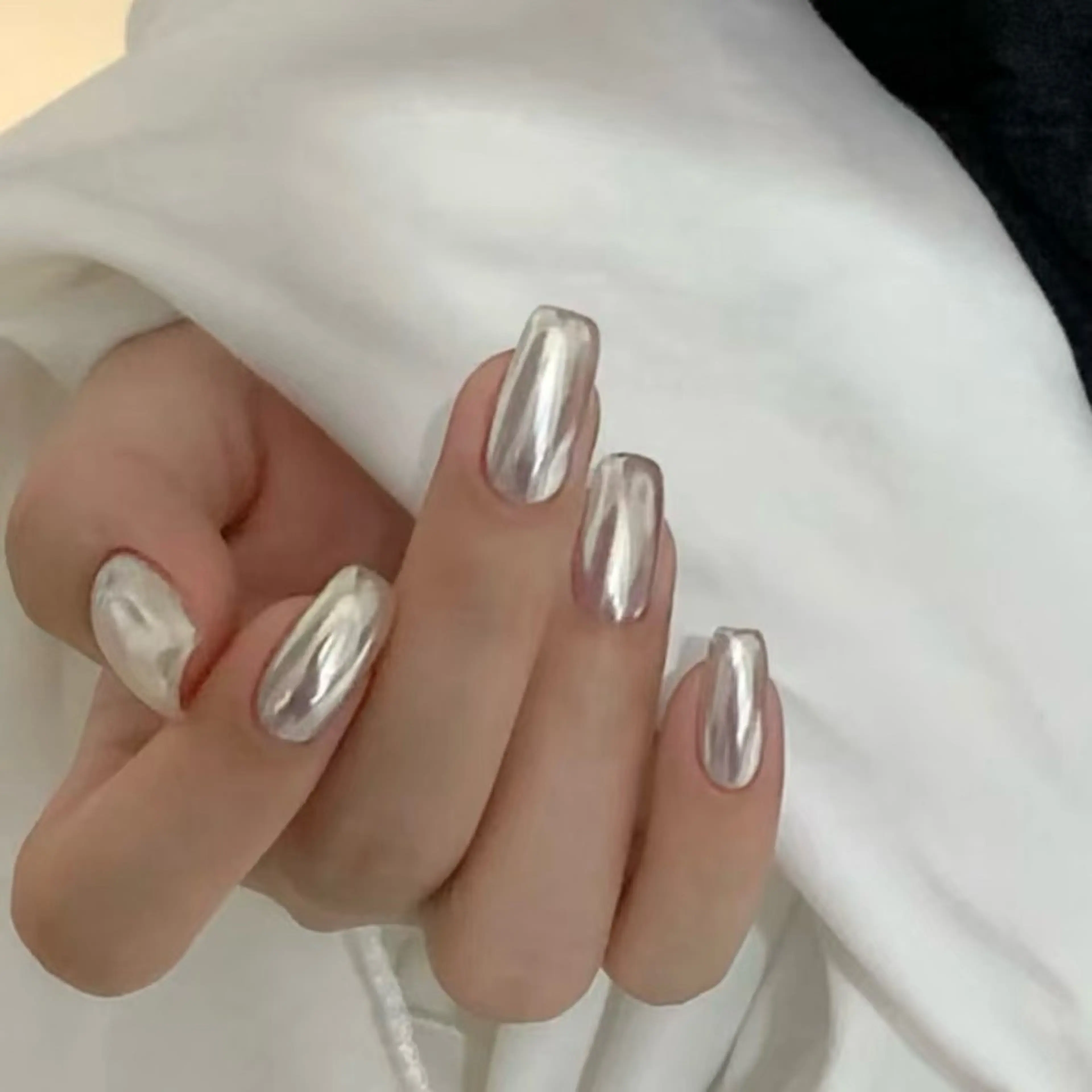 *期間限定*ミラー／オーロラワンカラー✨グラデーション👌  新規ジェルオフ無料（クリアベース）ベースカラー追加¥500の写真