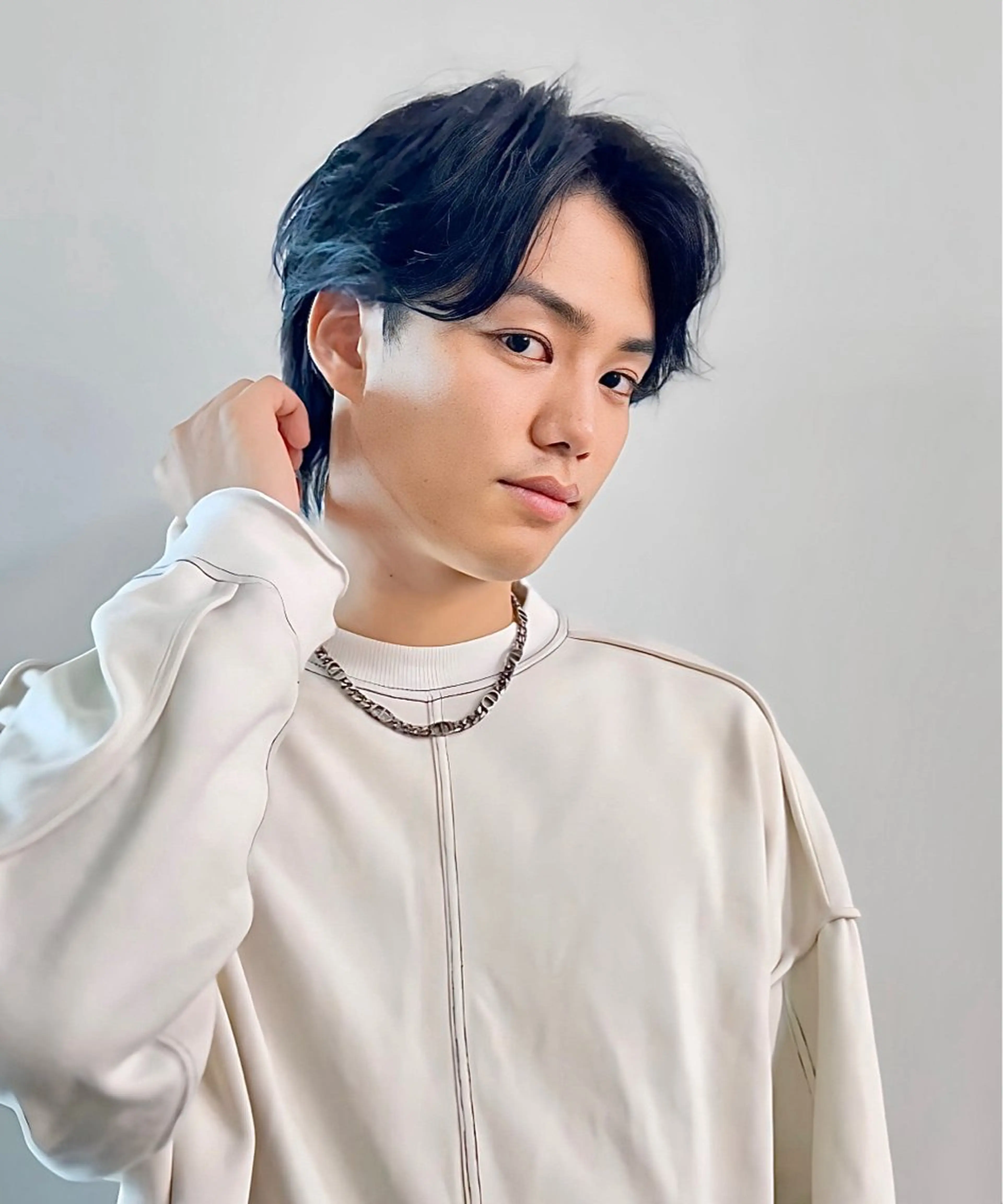 パーマ メンズ メンズ韓国風 メンズパーマ メンズウルフカット ウルフカット ニュアンスパーマ カット パーマ 👑松山ストレート/ メンズヘア/龍仁👑のヘアスタイル