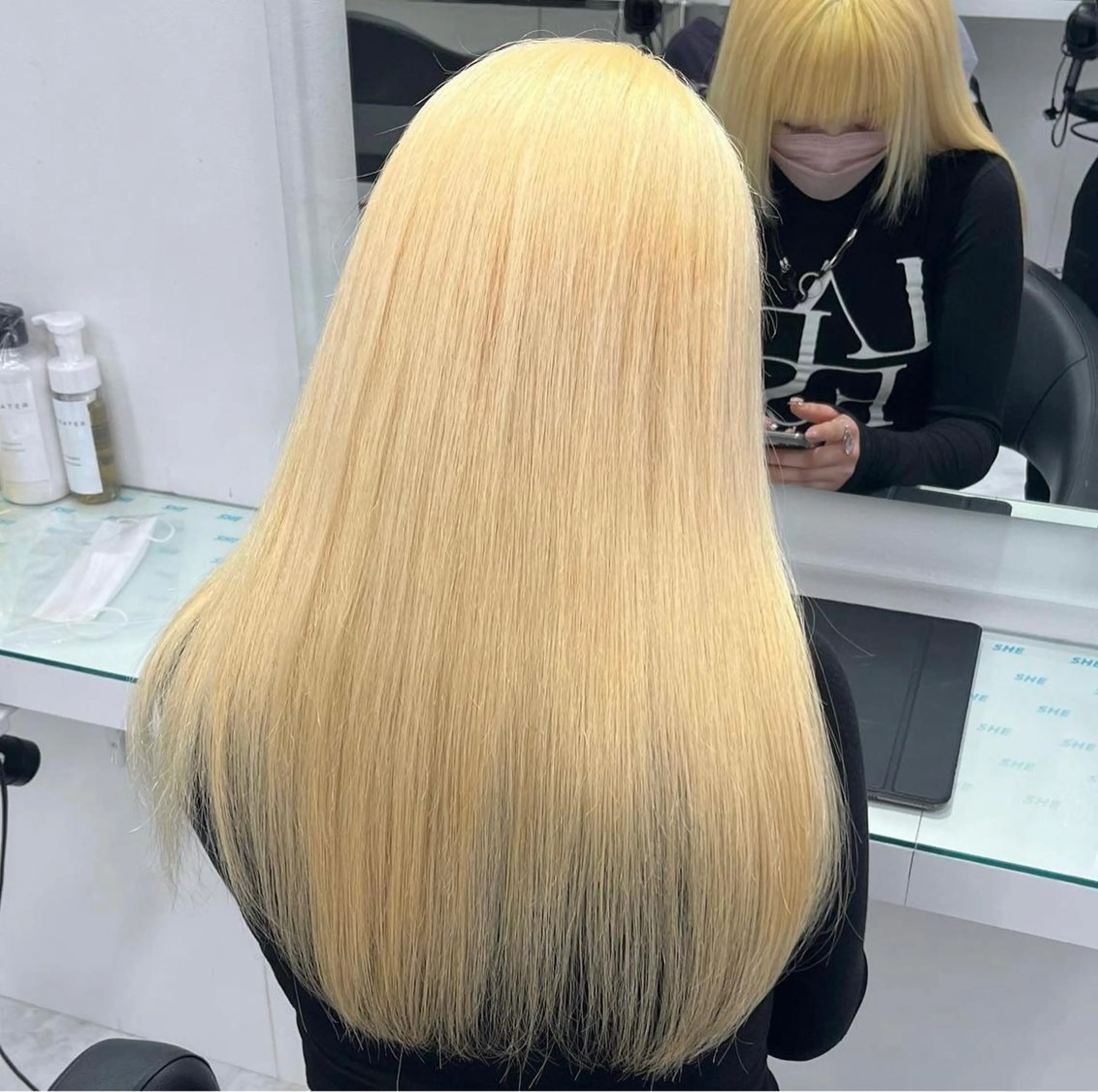 ロング ハイトーン特化/ ムラ修正/拓真のヘアスタイル