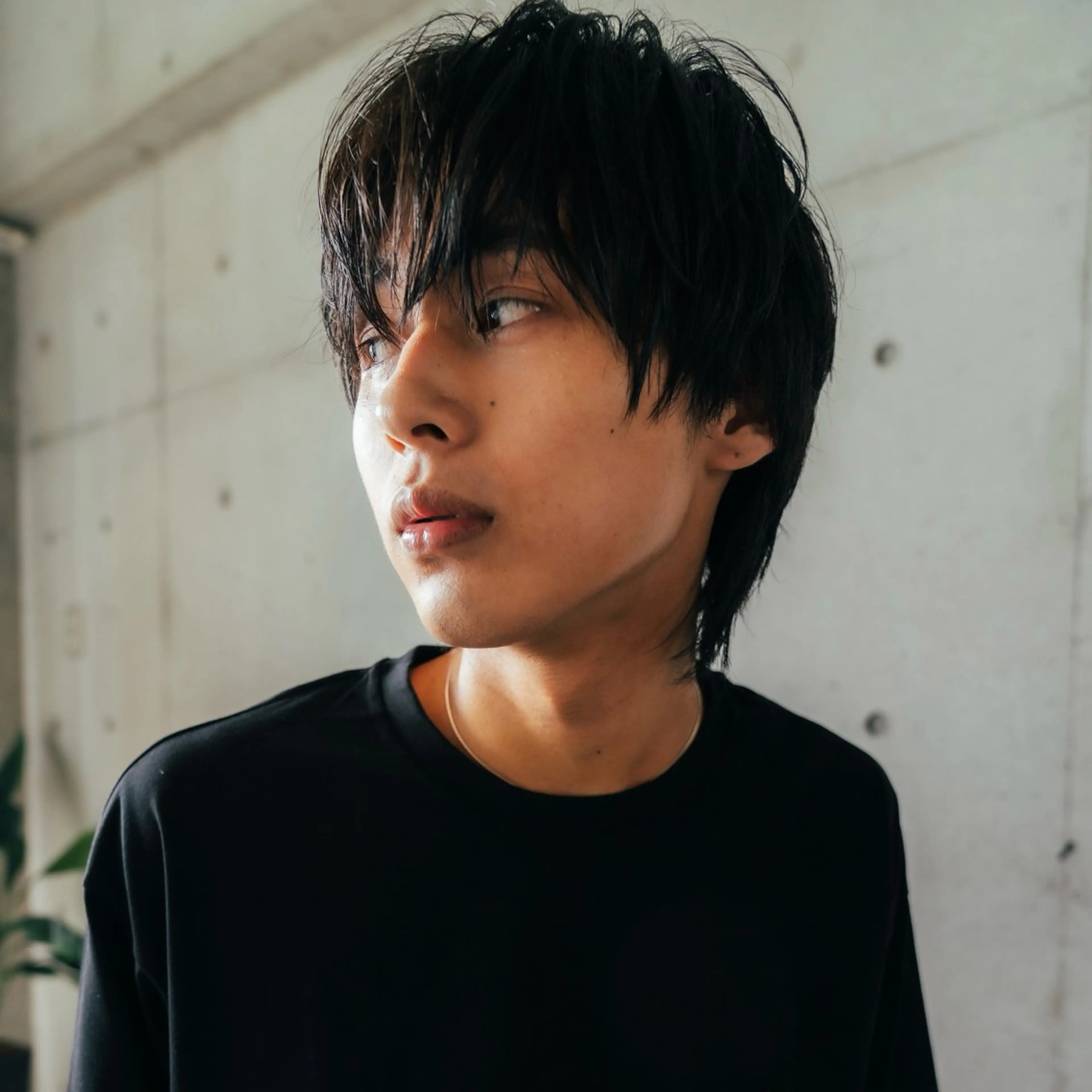 ミディアム メンズ カット SHUNメンズパーマ スパイキーショートのヘアスタイル