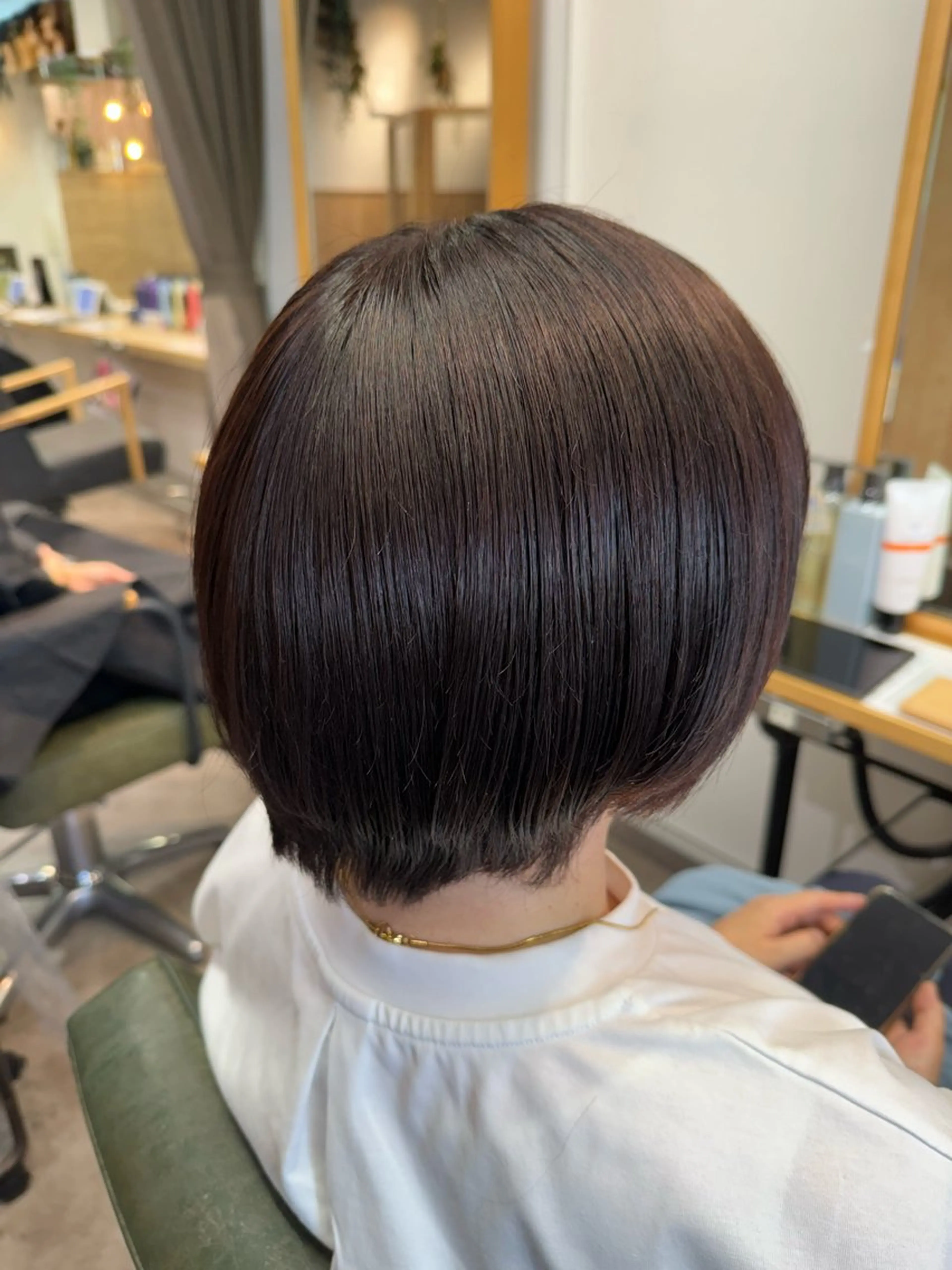 ショート カラー ヘアカラー トリートメント ヘアセット 縮毛矯正/艶髪カラー /パーマ/ひふみ🌱のヘアスタイル