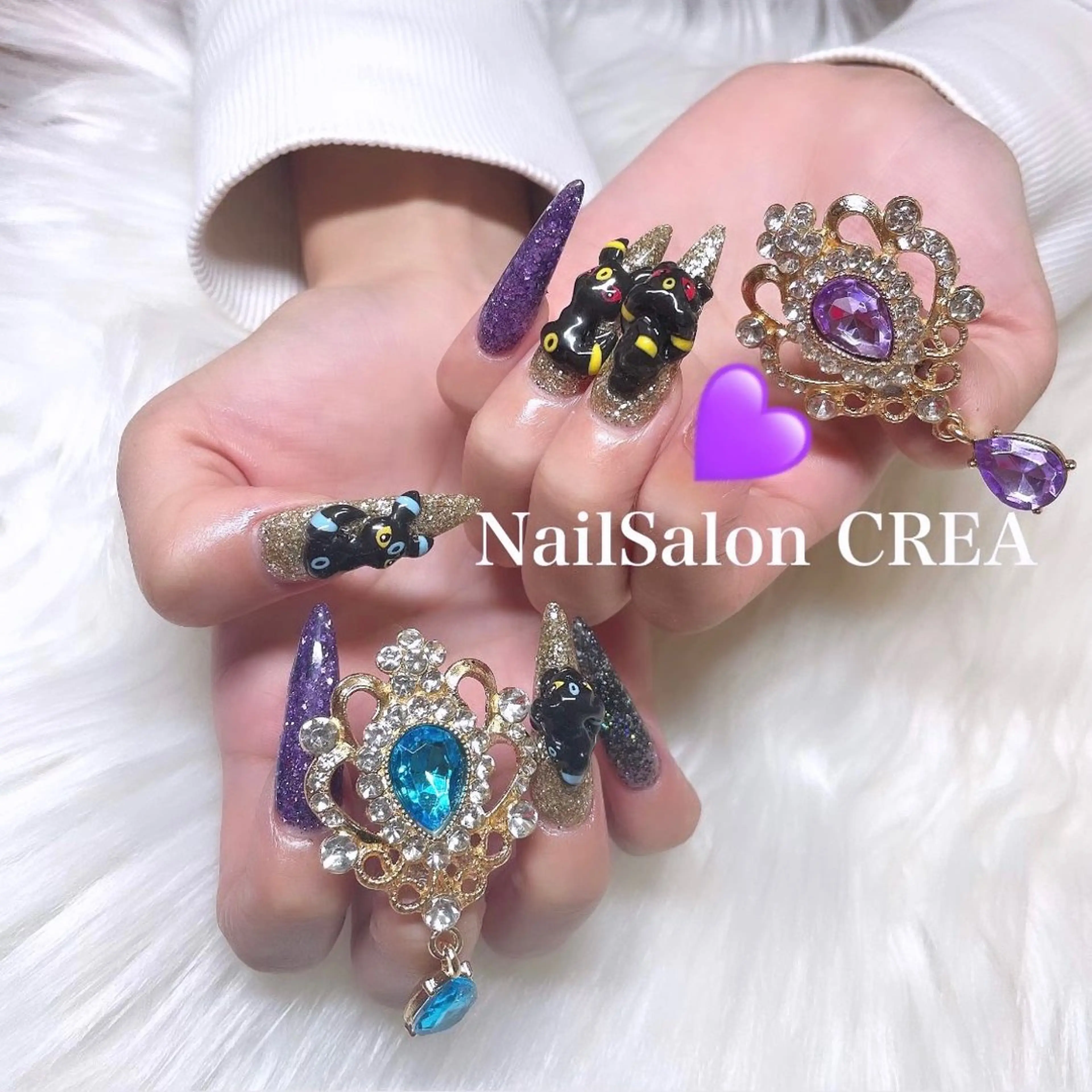 ネイル 持ち込み ハンドネイル NailSalon CREAのネイルデザイン
