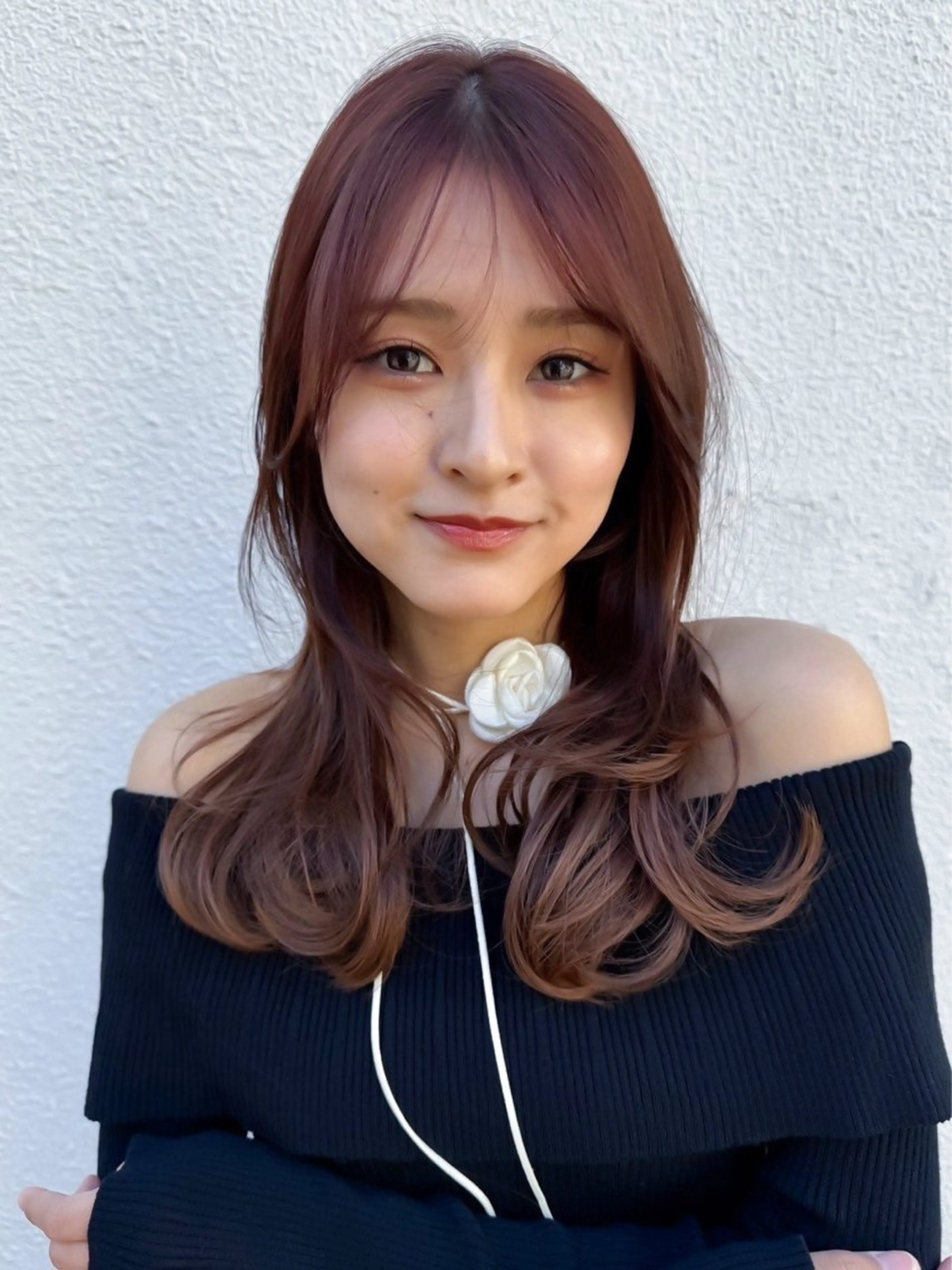 ロング カラー 似合わせモテヘア Akari🦢🖤のヘアスタイル