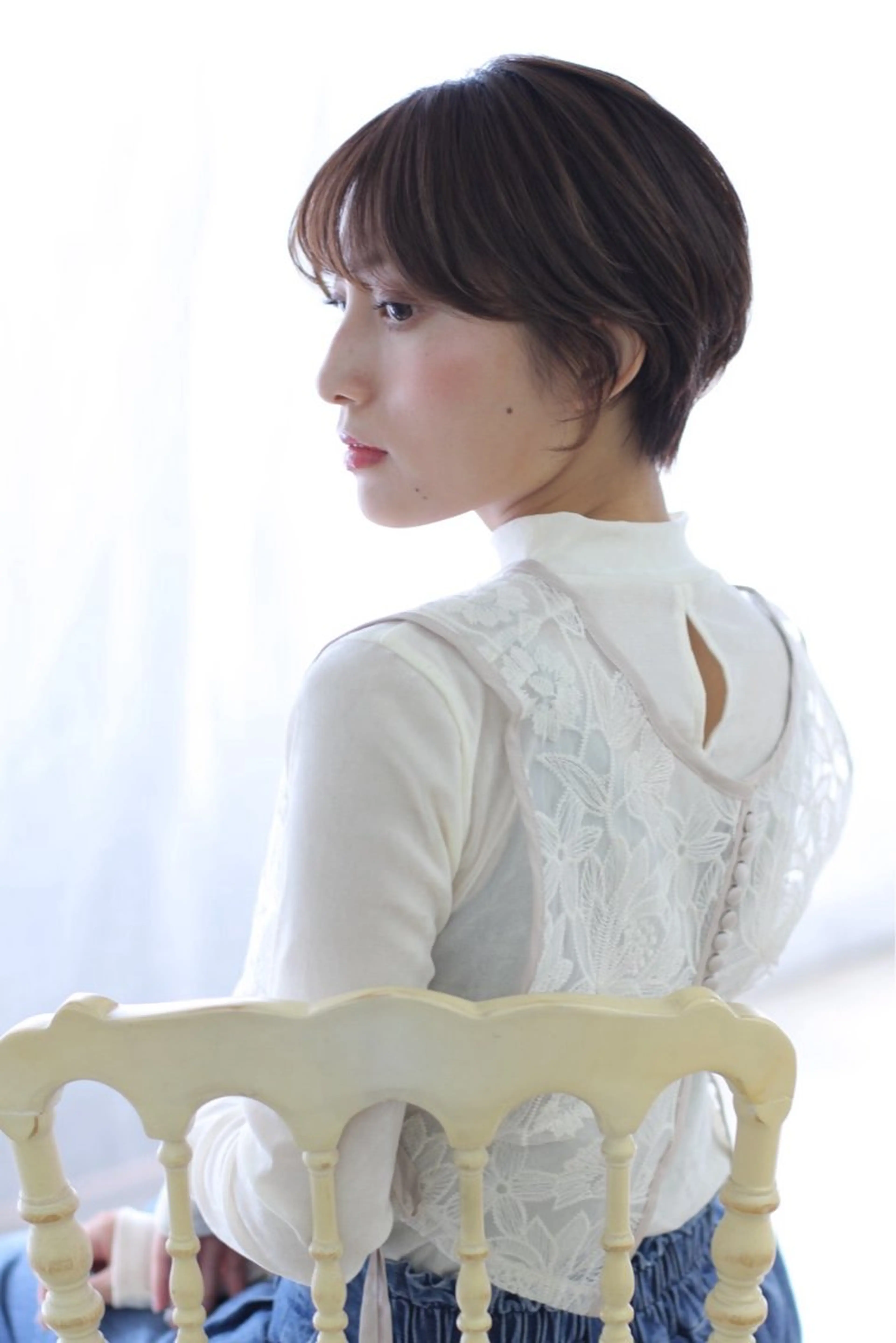 ショート 縮毛矯正🌱𓂃 野口晴菜のヘアスタイル