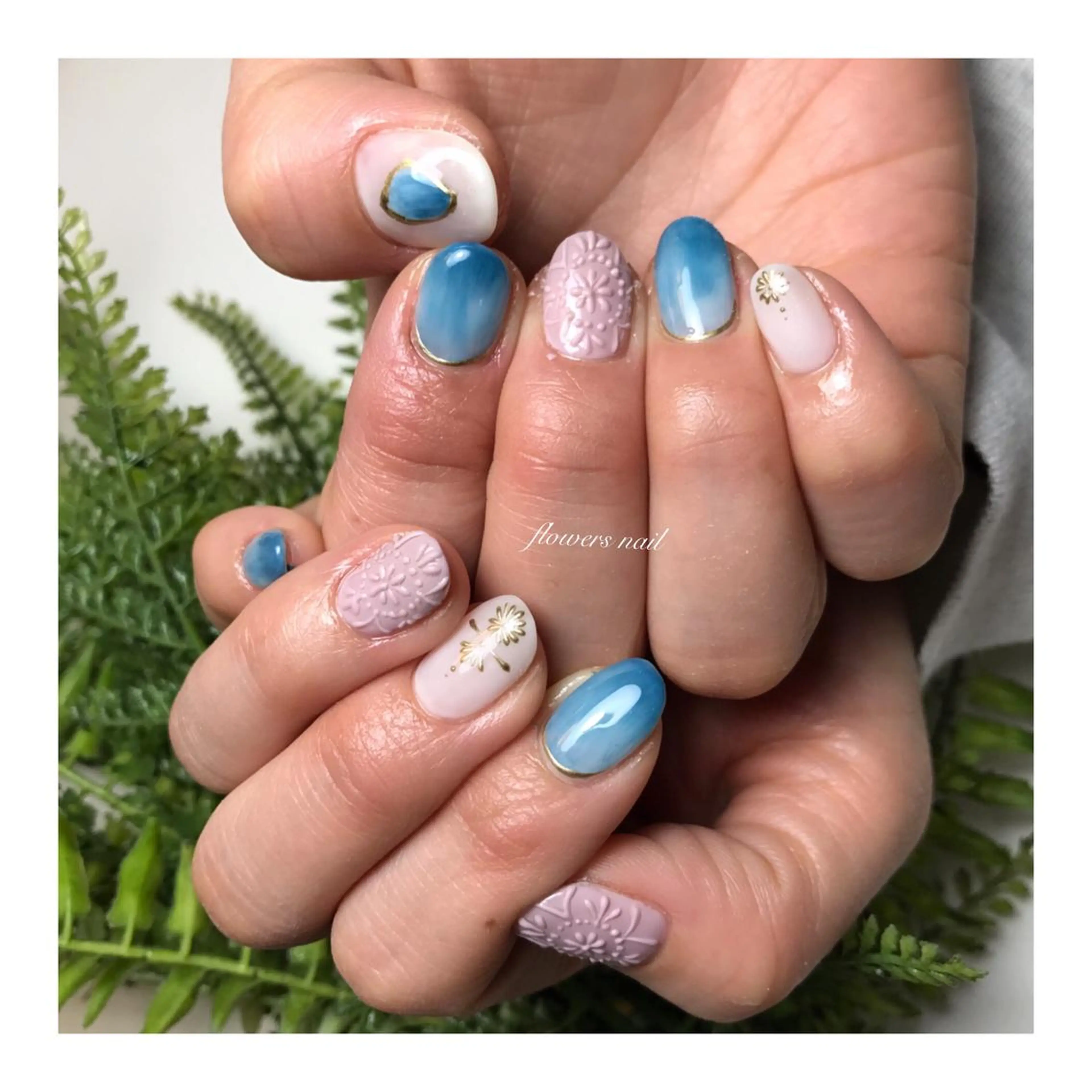 ネイル アートネイル flowers nailのネイルデザイン