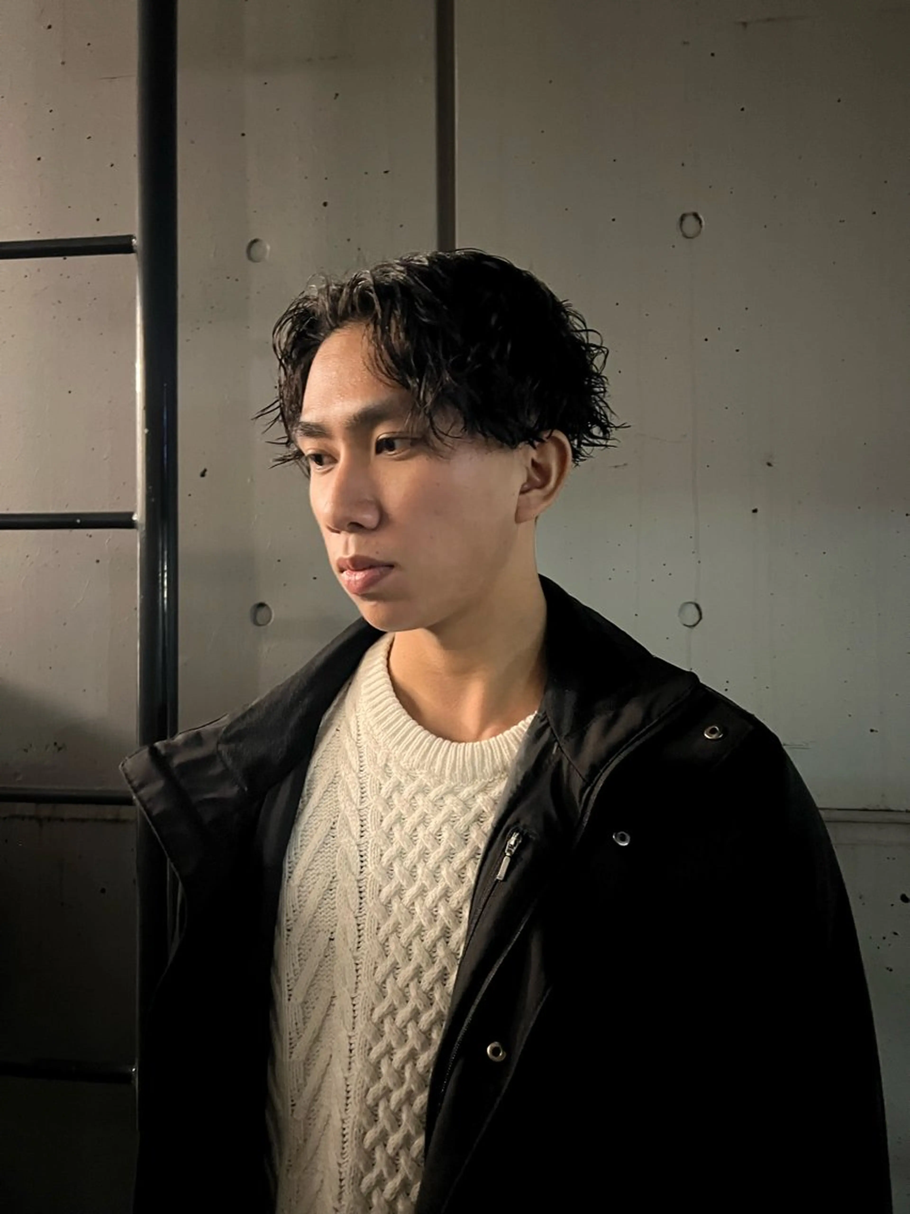 パーマ メンズ カット パーマ fifth神宮前 HIN★T★のヘアスタイル