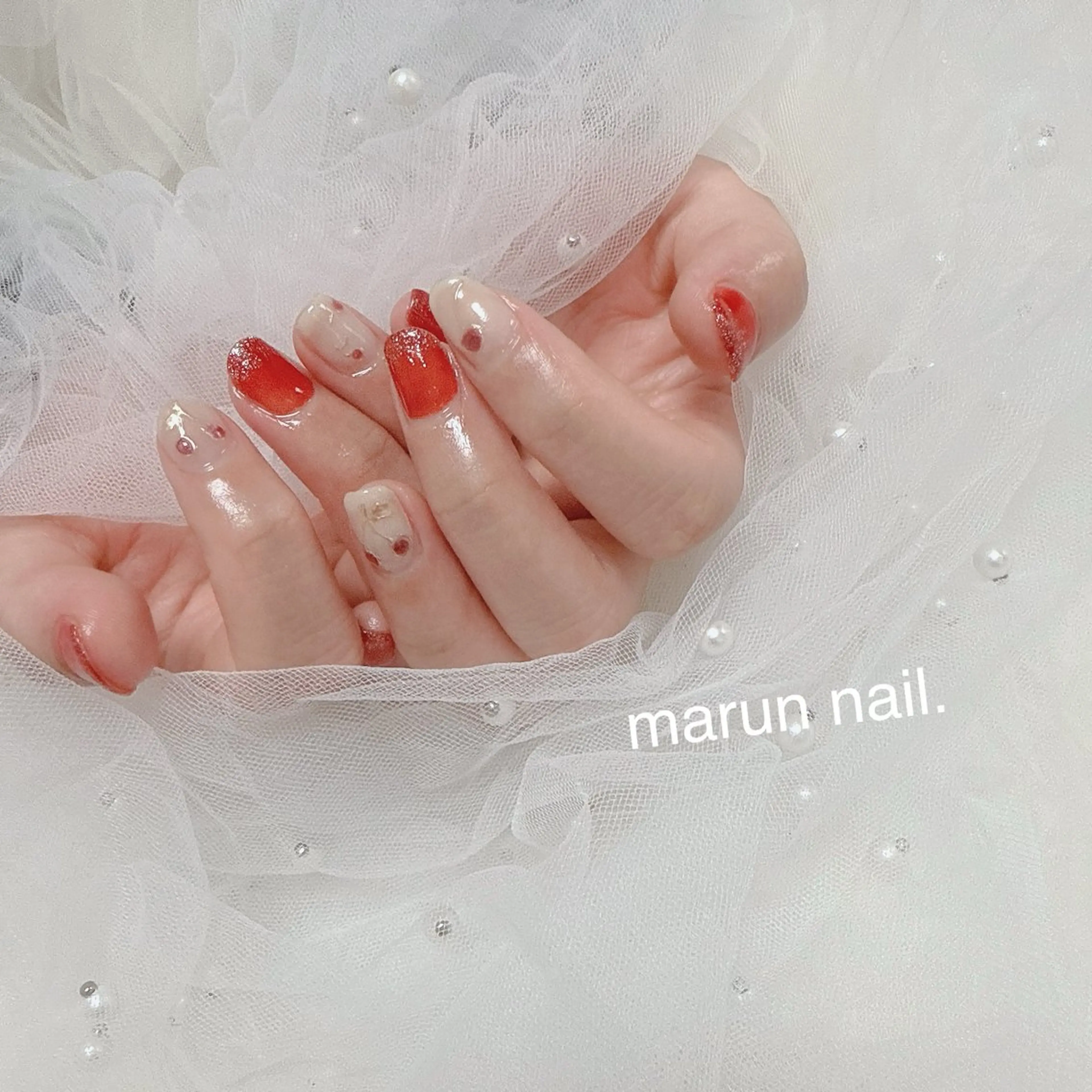 ネイル ハンドネイル marun._ megumi.のネイルデザイン