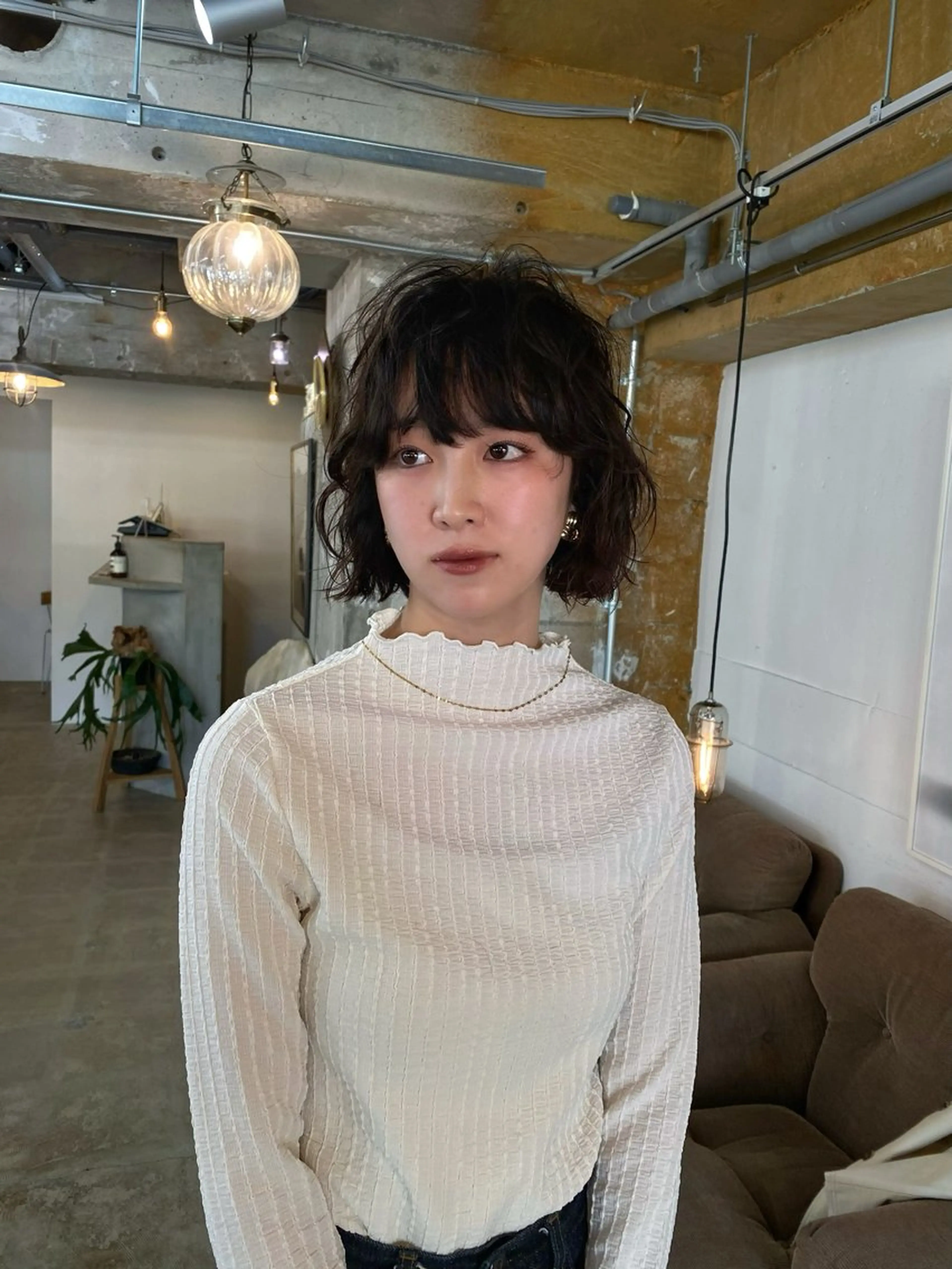 ショート パーマ カット パーマ KEI gattacaのヘアスタイル